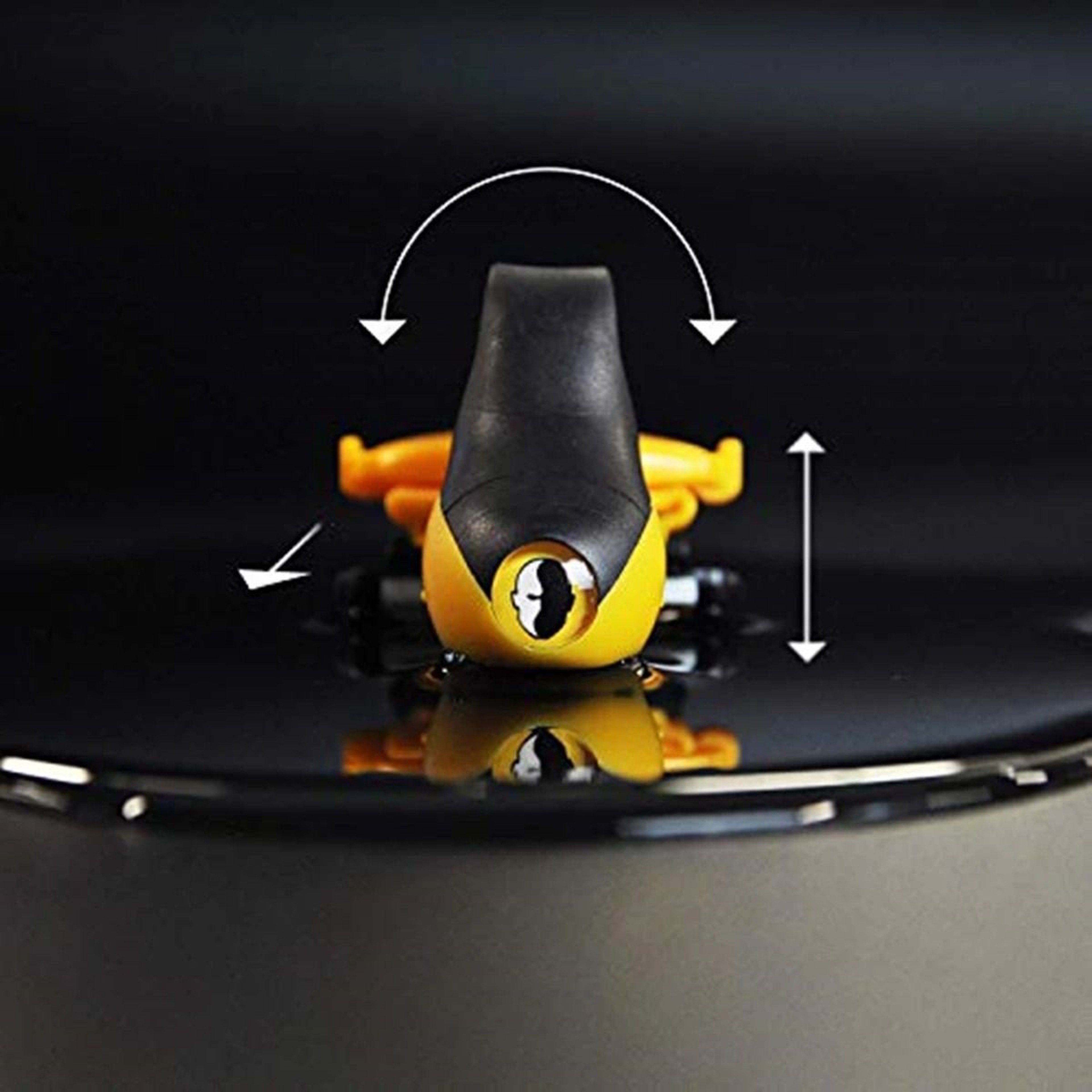 Mens Head And Skull Shaving Razor With Dual Active Suspension Design 2