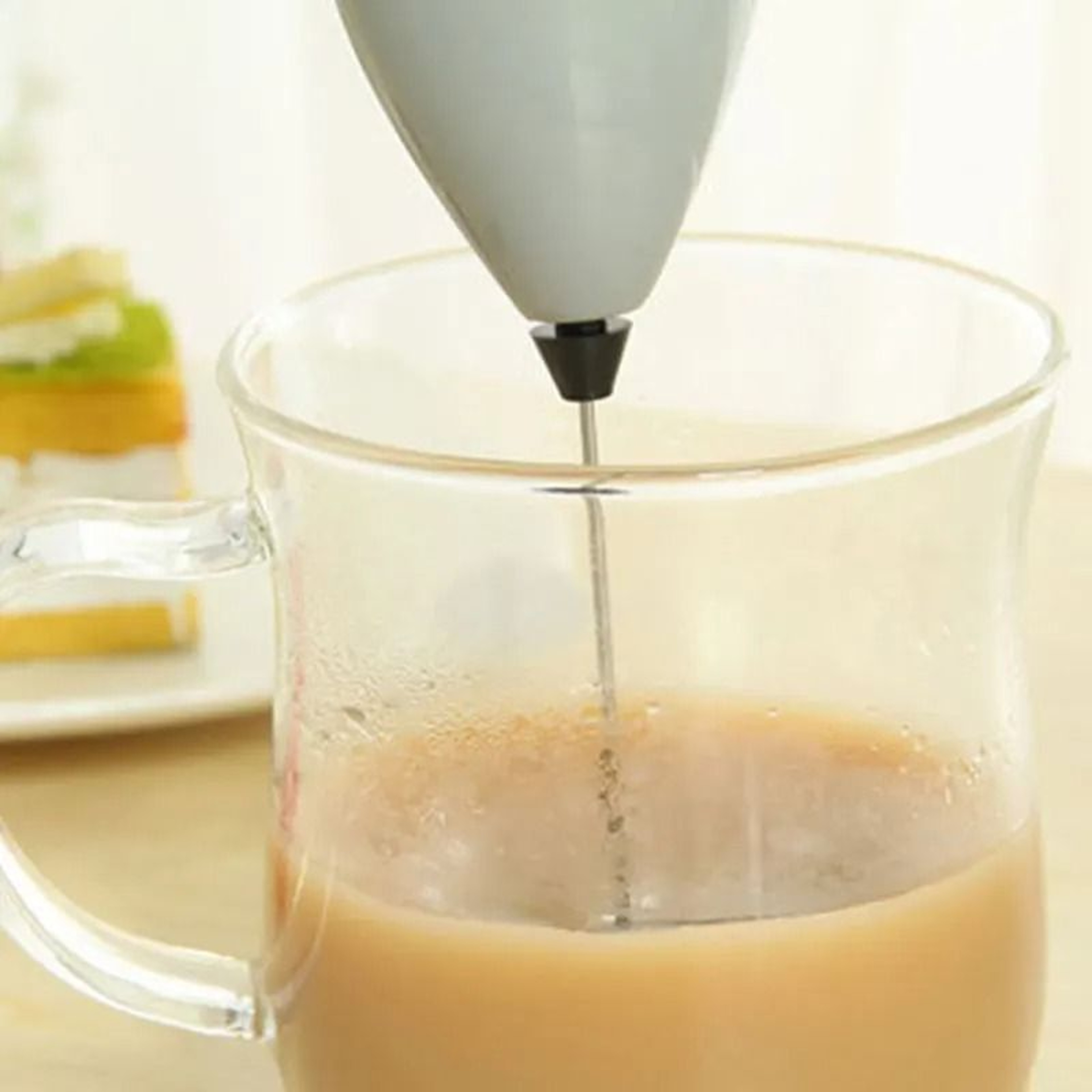 Wireless Electric Milk Frother Coffee Whisk Handheld Mini Mixer For Cappuccino Latte Eggs And Drink 3