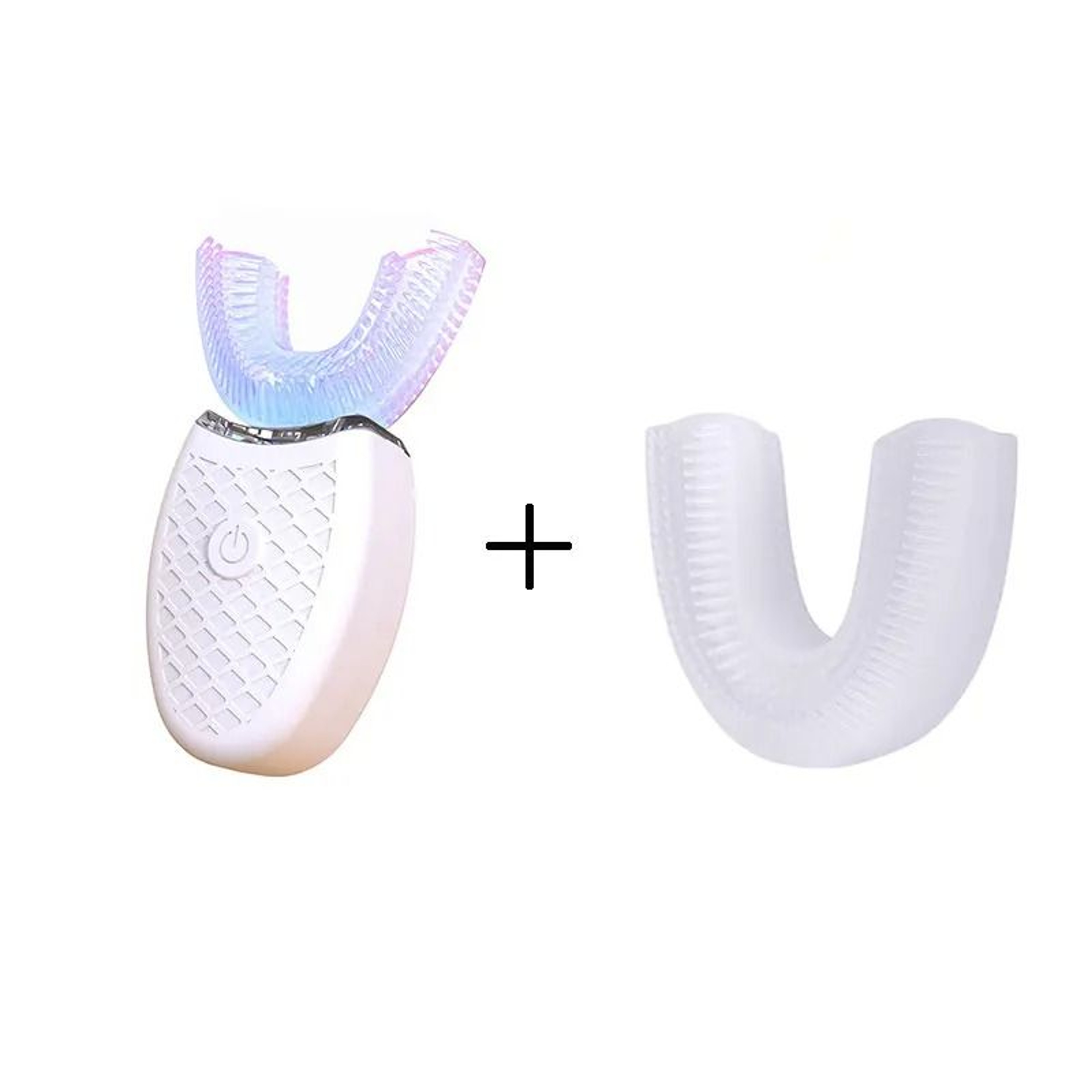 Wireless Charging U Shaped Electric Toothbrush 360 Degree Silicone Ultrasonic 10