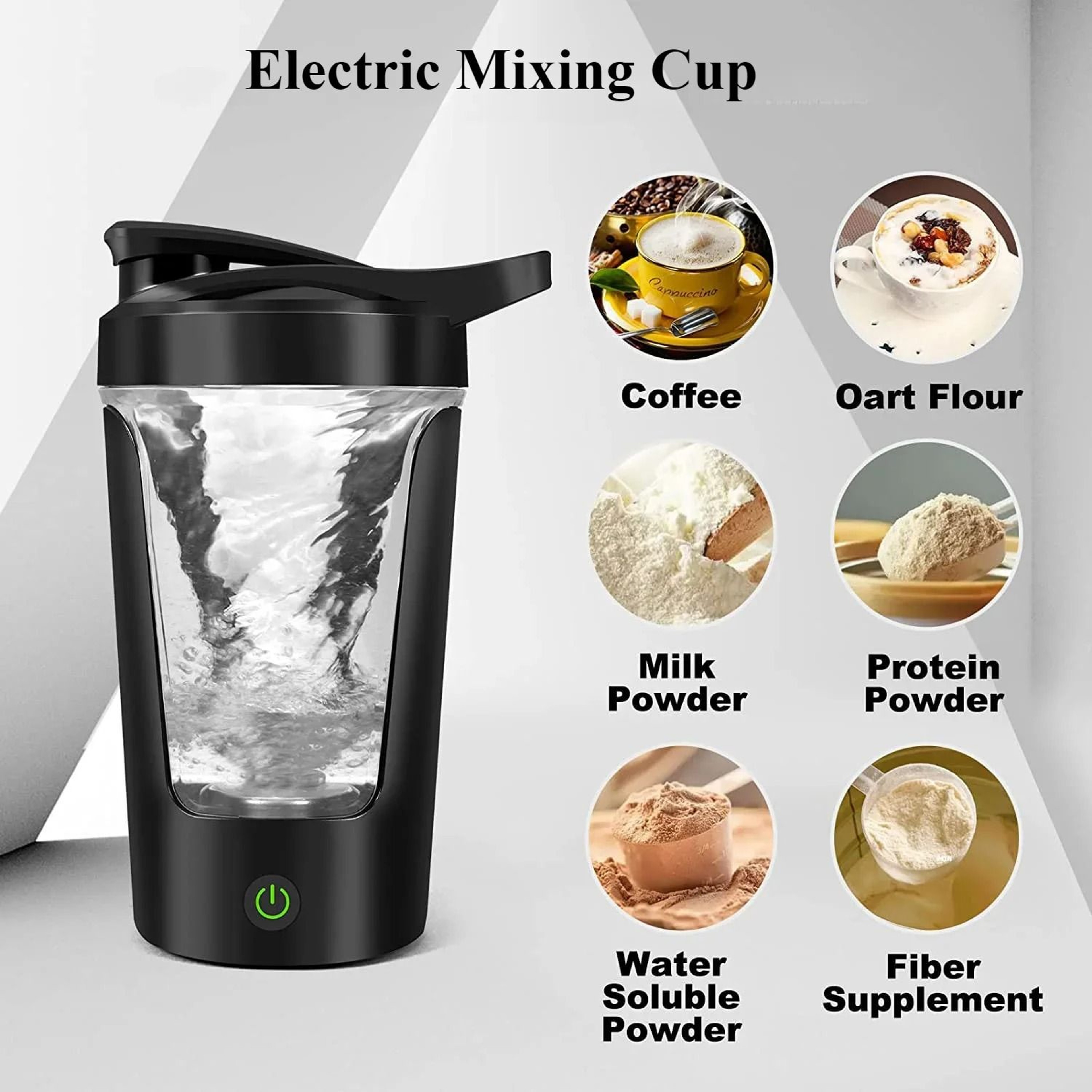 Portable Electric Blender Cup 450ml Rechargeable Mixing Bottle 0
