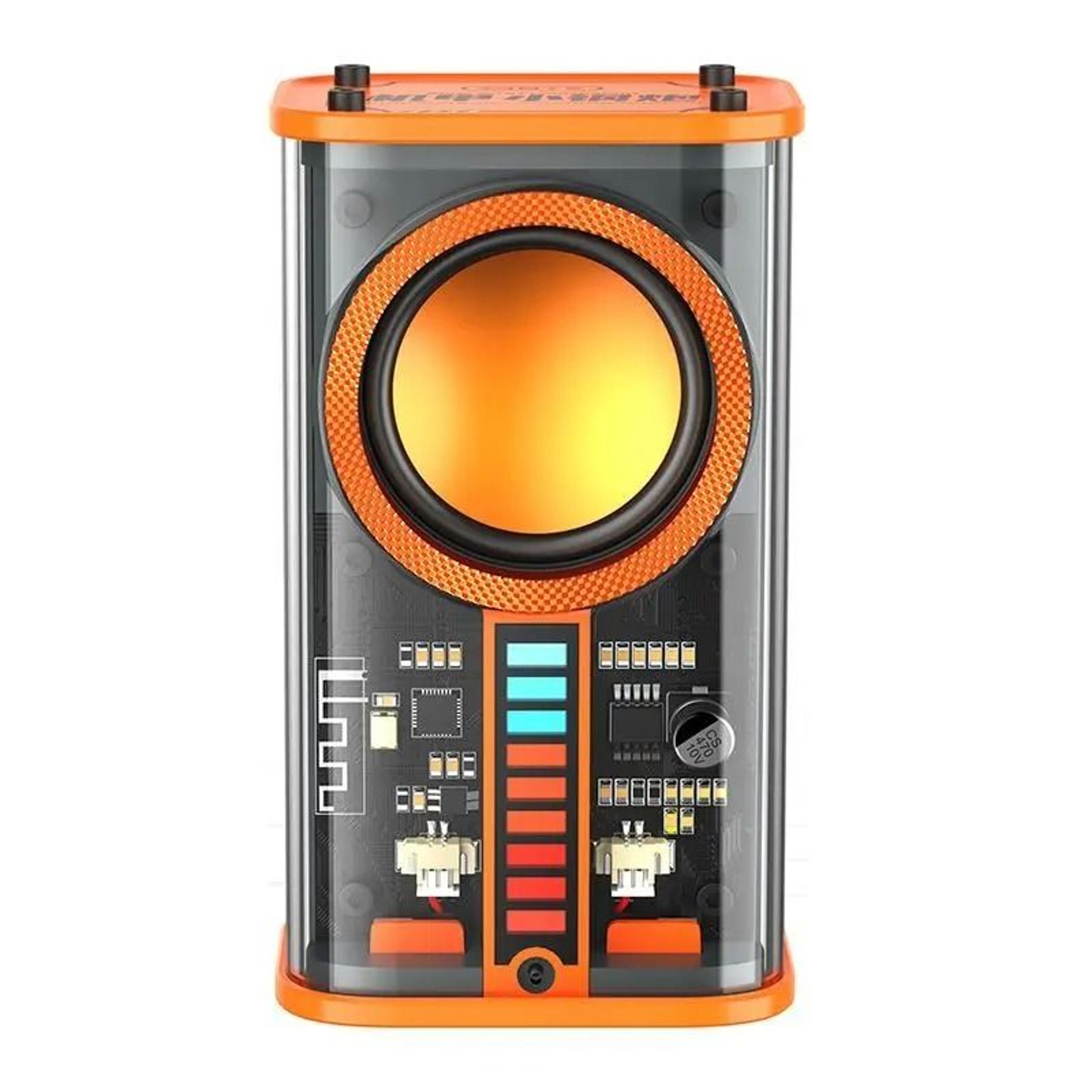 Transparent Bluetooth Speaker With RGB Lighting And TWS Stereo Sound 6