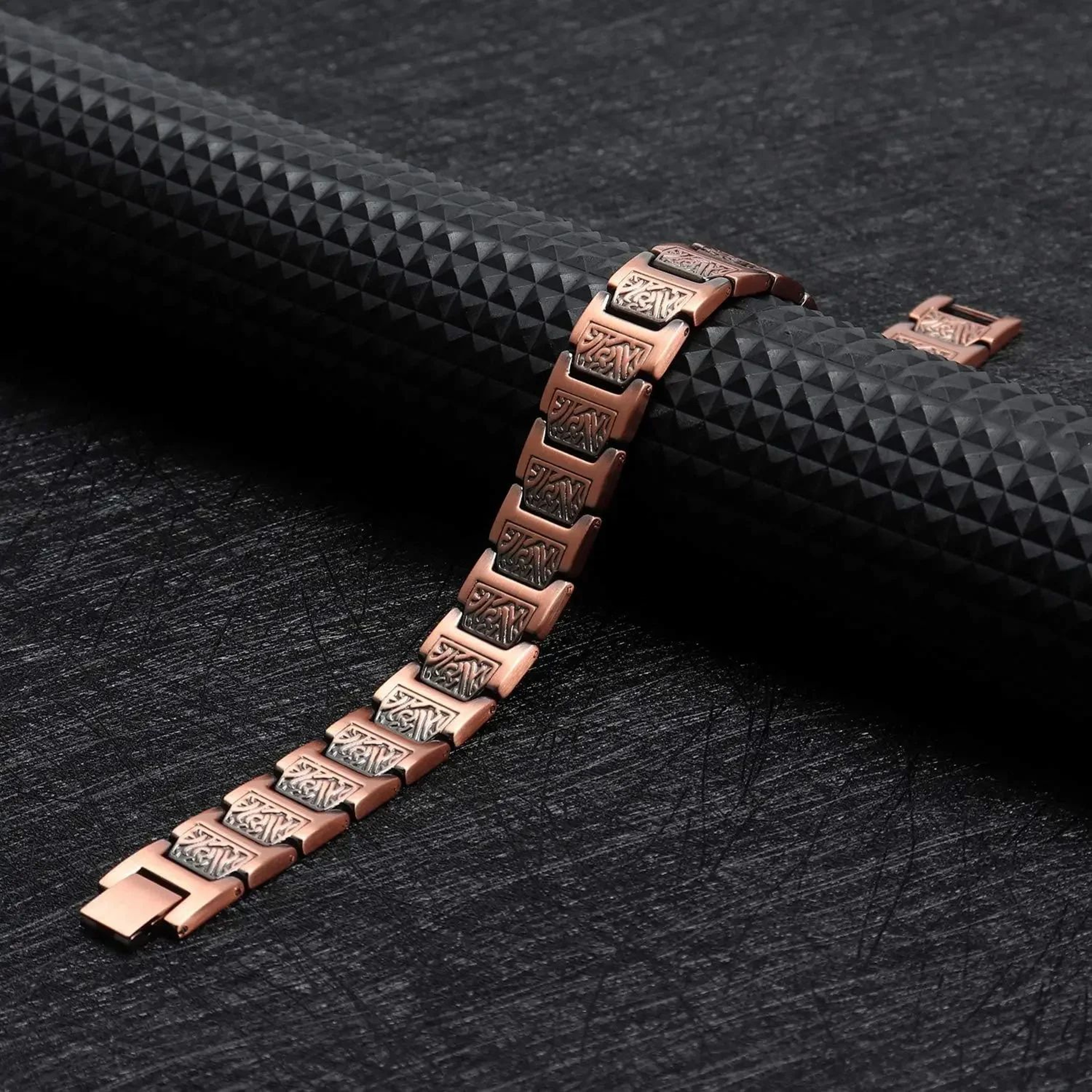 Mens adjustable magnetic wellness bracelet