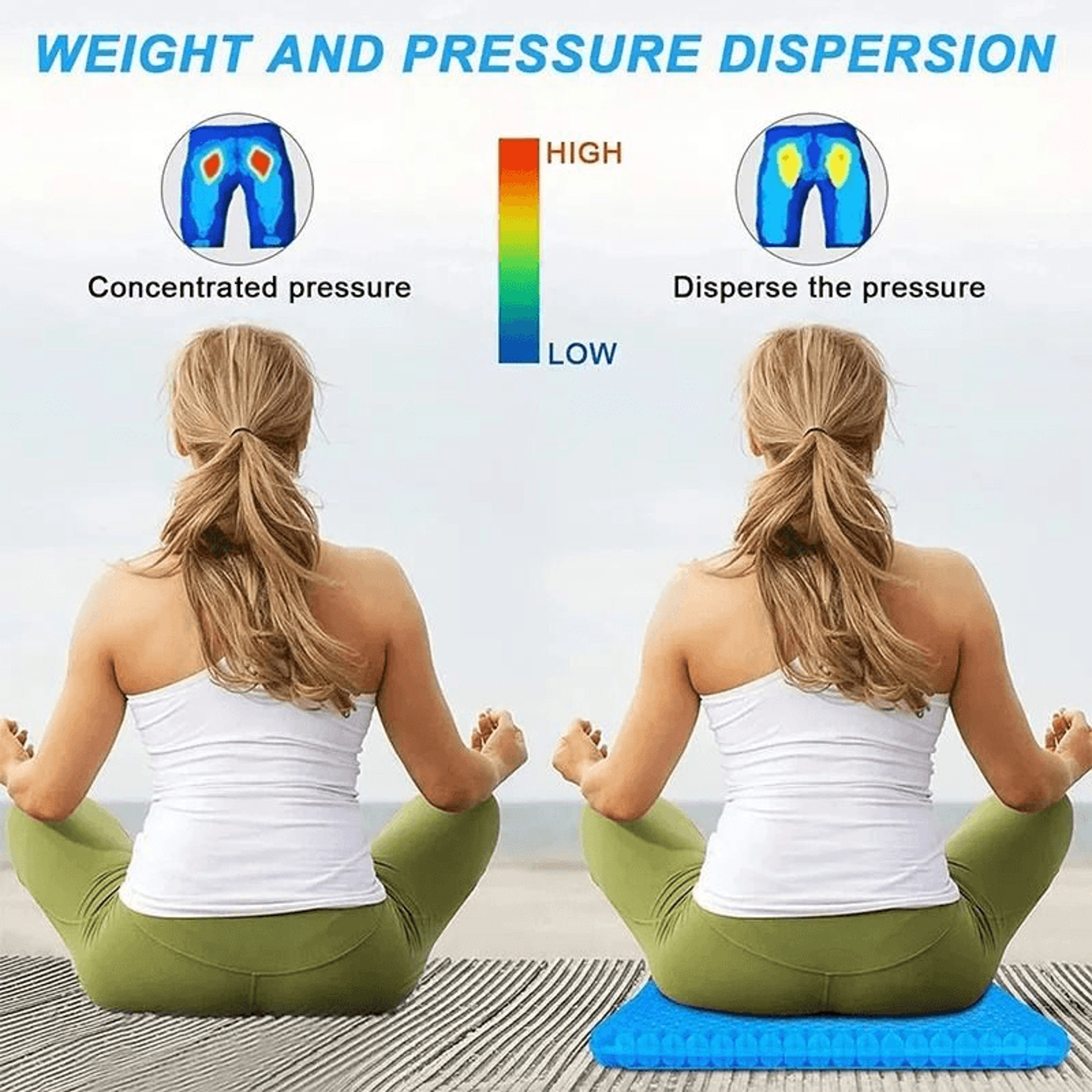 thick gel pad for tailbone pain
