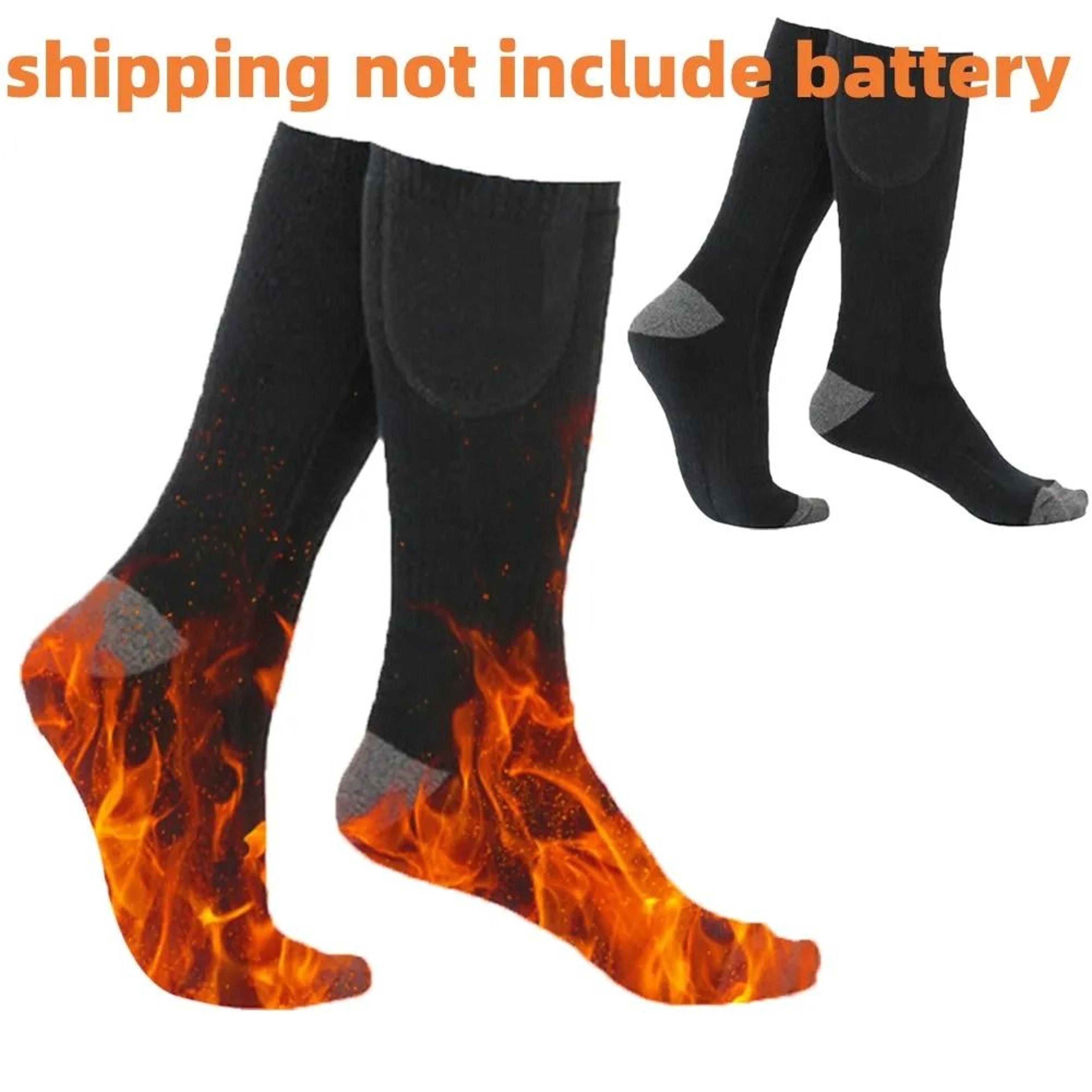 Electric Heated Socks With 3 Level Temperature For Cold Weather Sports 0