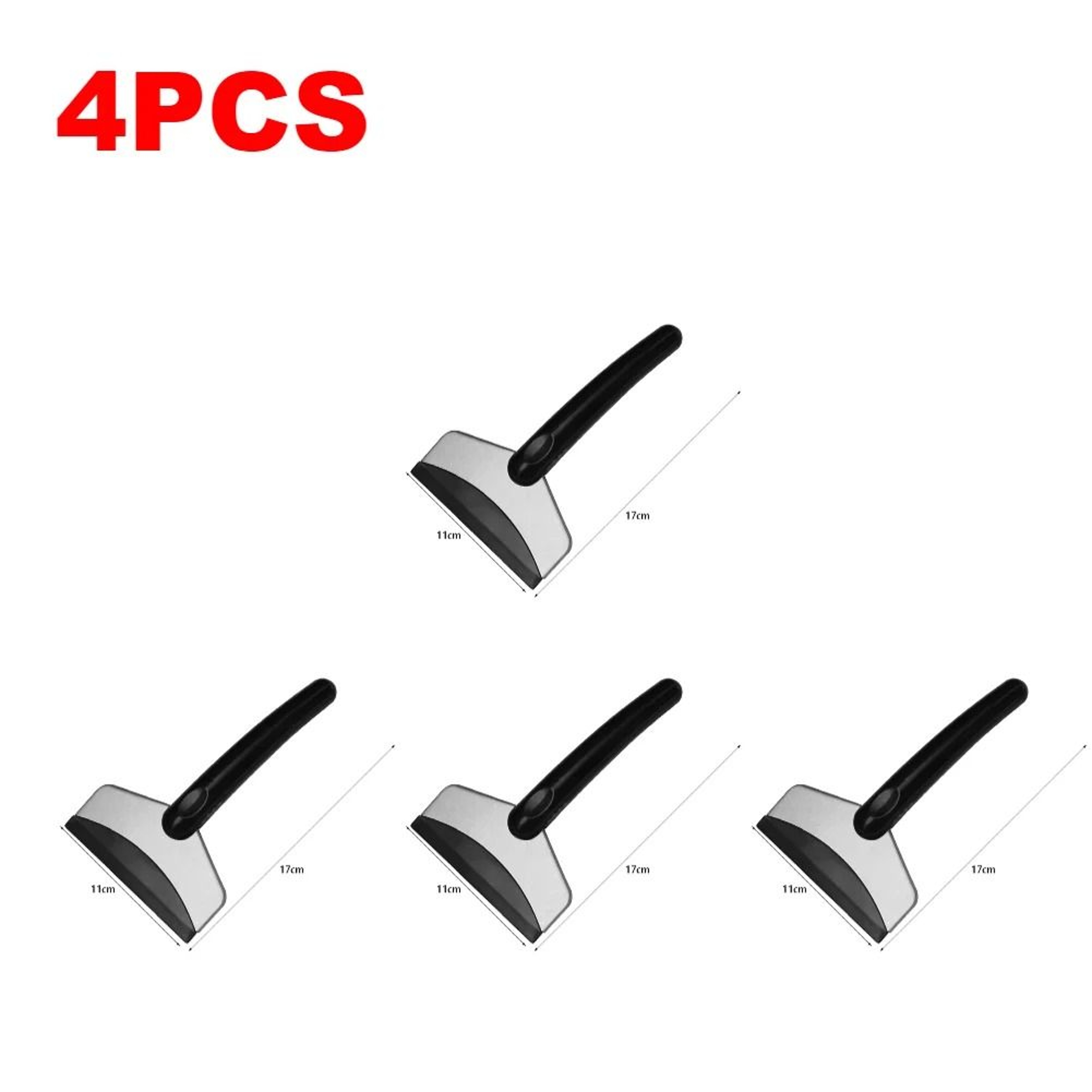 Snow Removal Scraper Stainless Steel Windshield Ice Cleaning Tool 9