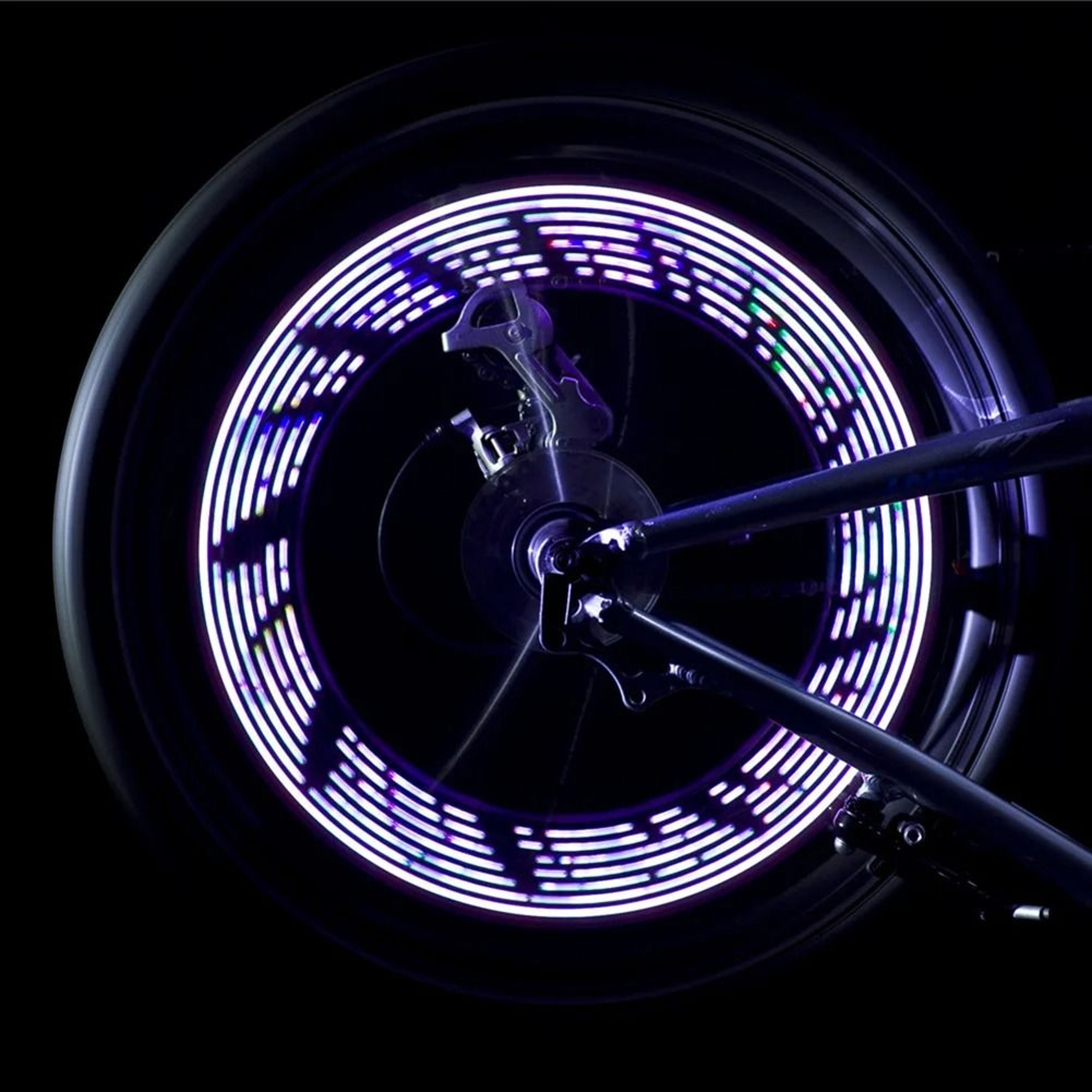 USB Rechargeable Bike Wheel Spoke LED Light Bicycle Safety Warning Lamp 4