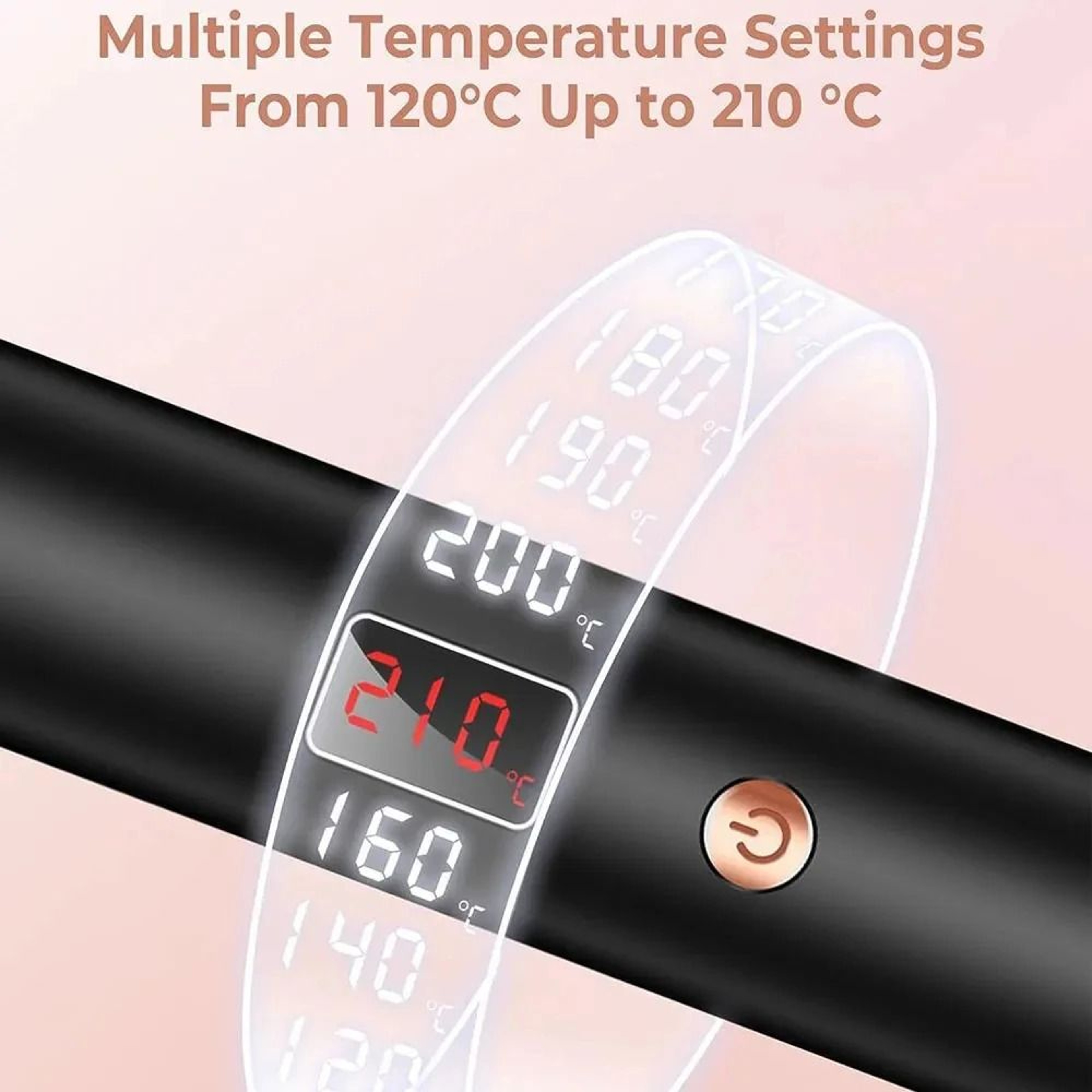 3 In 1 Ionic Hair Curler Straightener Heated Styling Brush 2