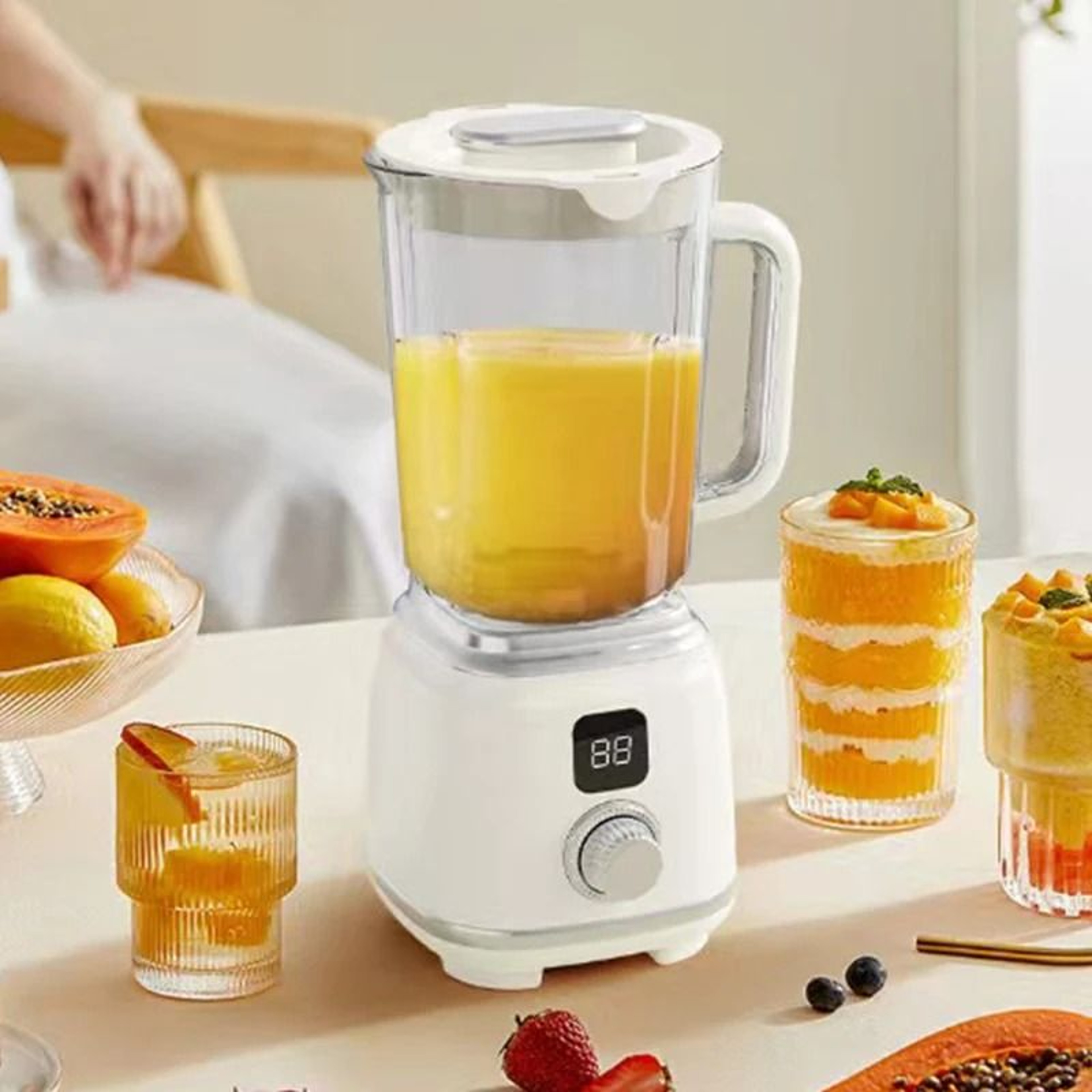 Multifunction Digital Knob Blender Juicer With Ice Crushing And Smoothie Maker 3