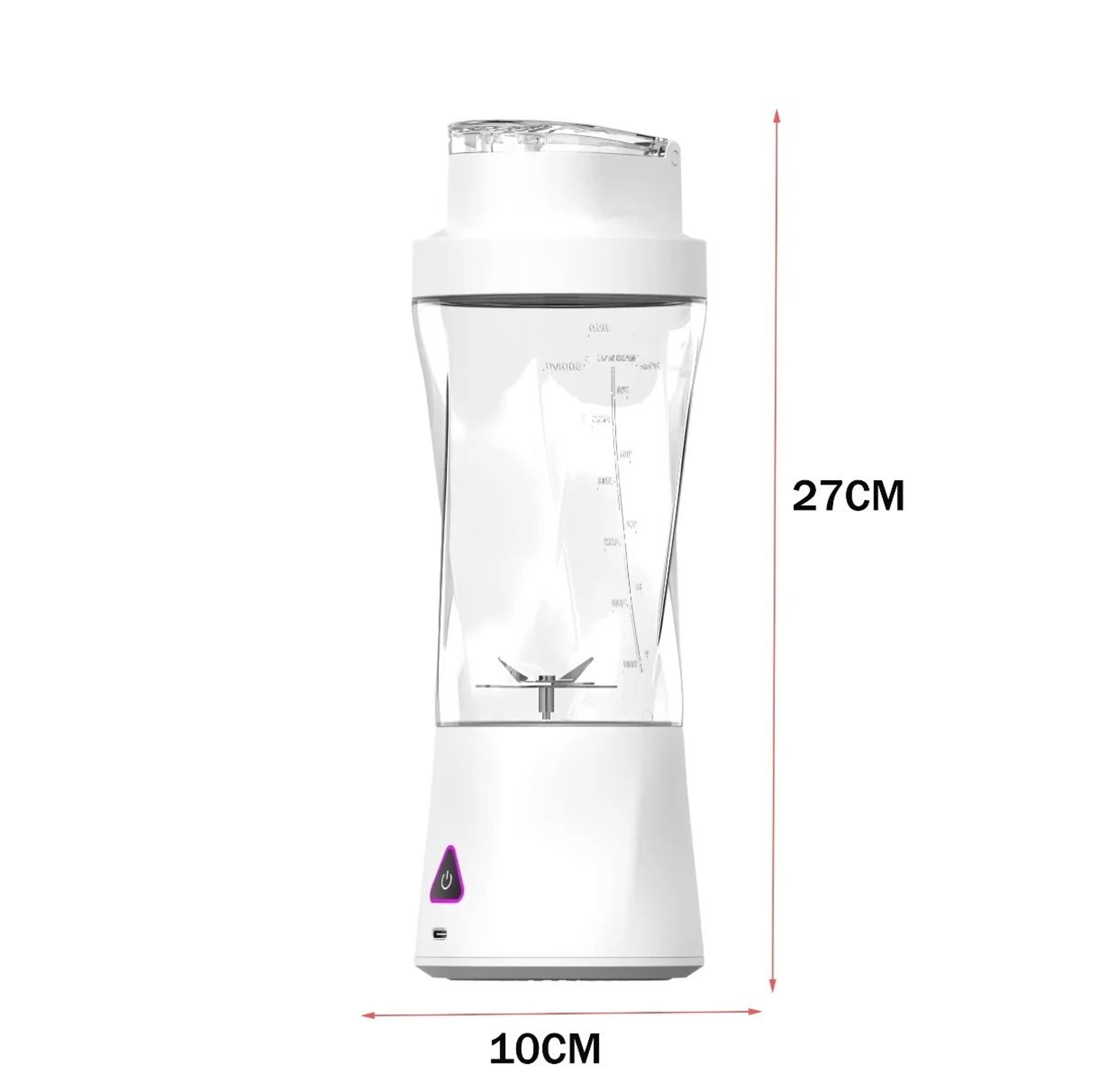 Portable Electric Juicer Blender With 700ml Capacity Rechargeable Smoothie Maker For Travel And Hom 7