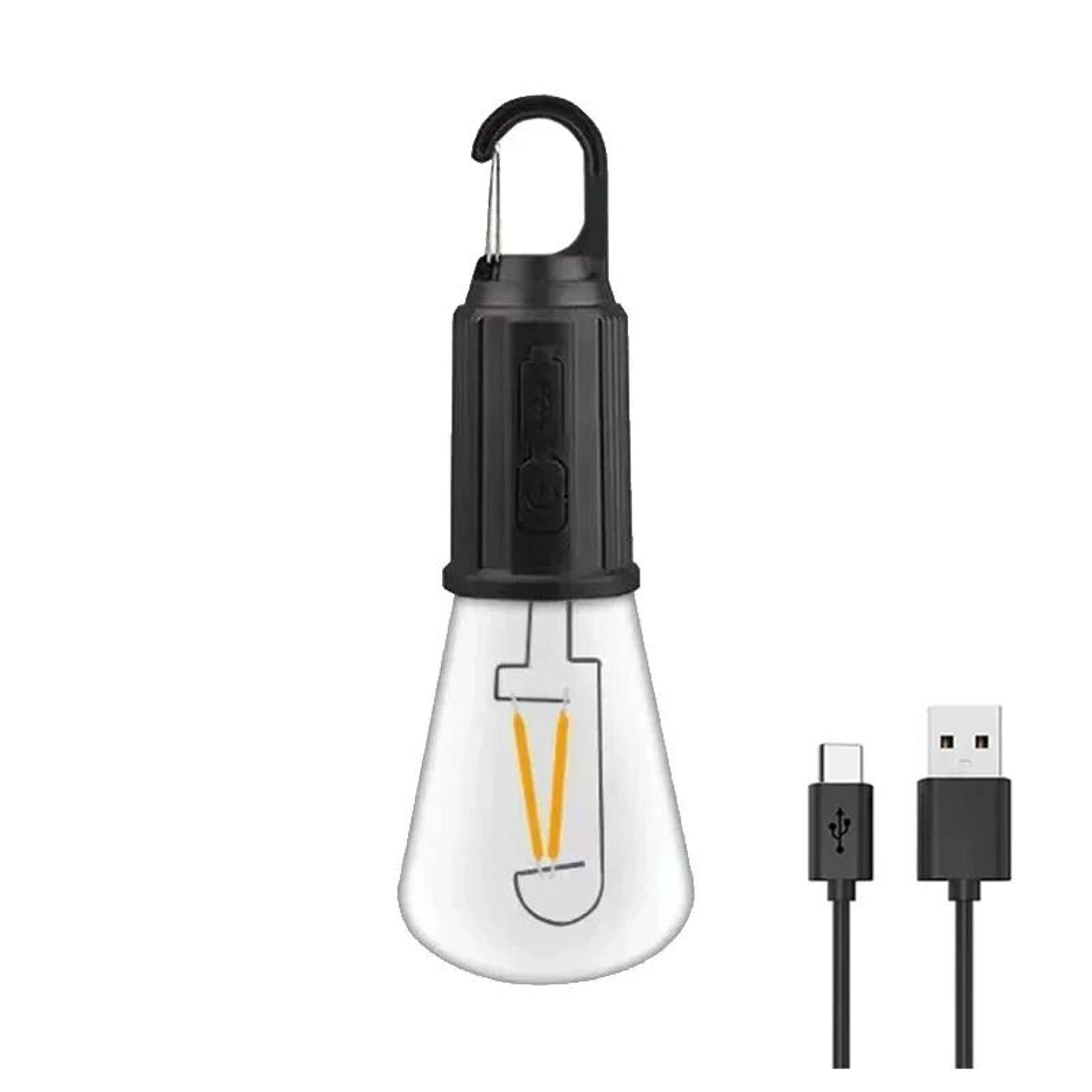 Solar And USB Rechargeable LED Camping Bulb With Dimmable Warm Light 7