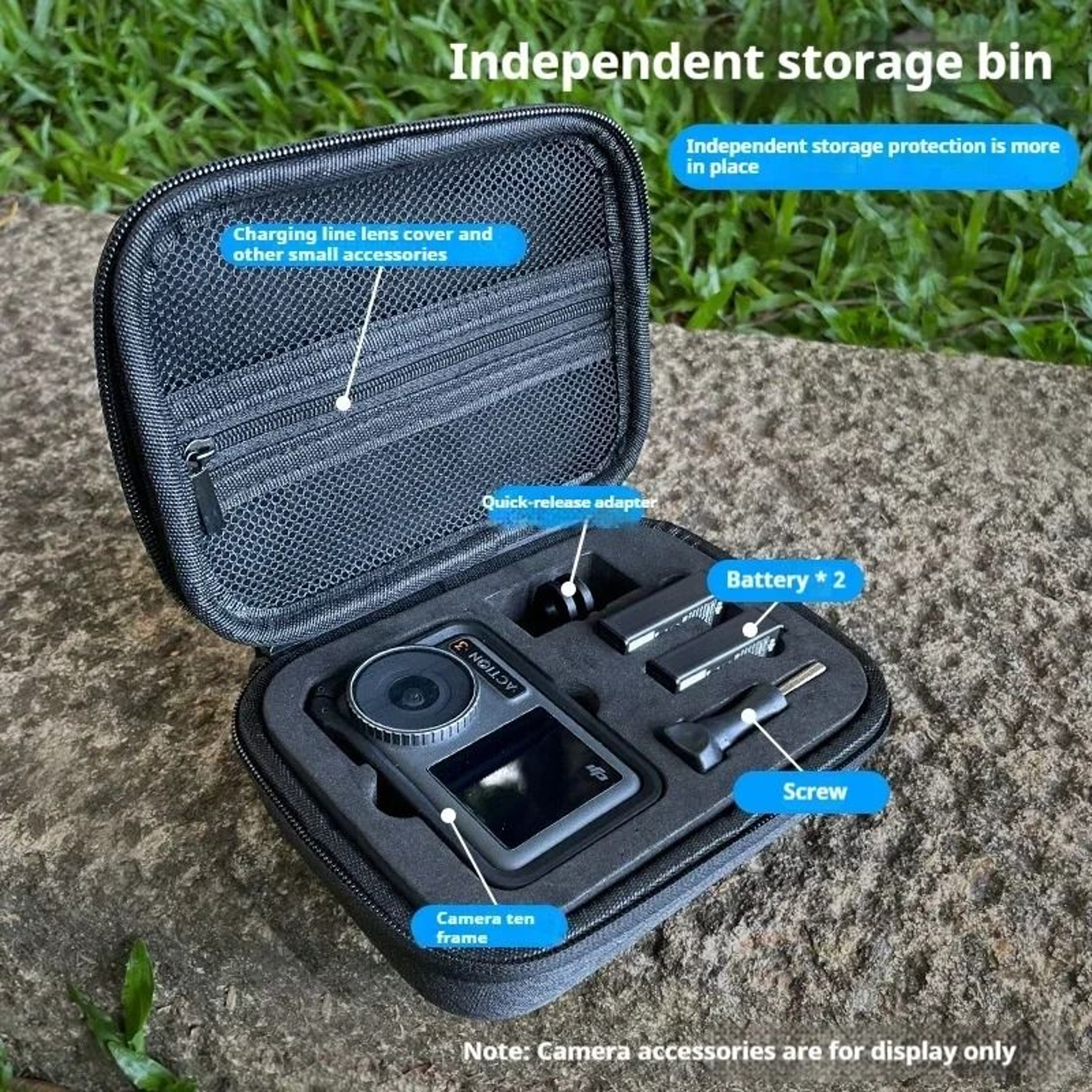 Mini Carrying Case Bag For DJI Osmo Action 3 And Action 4 Camera 3