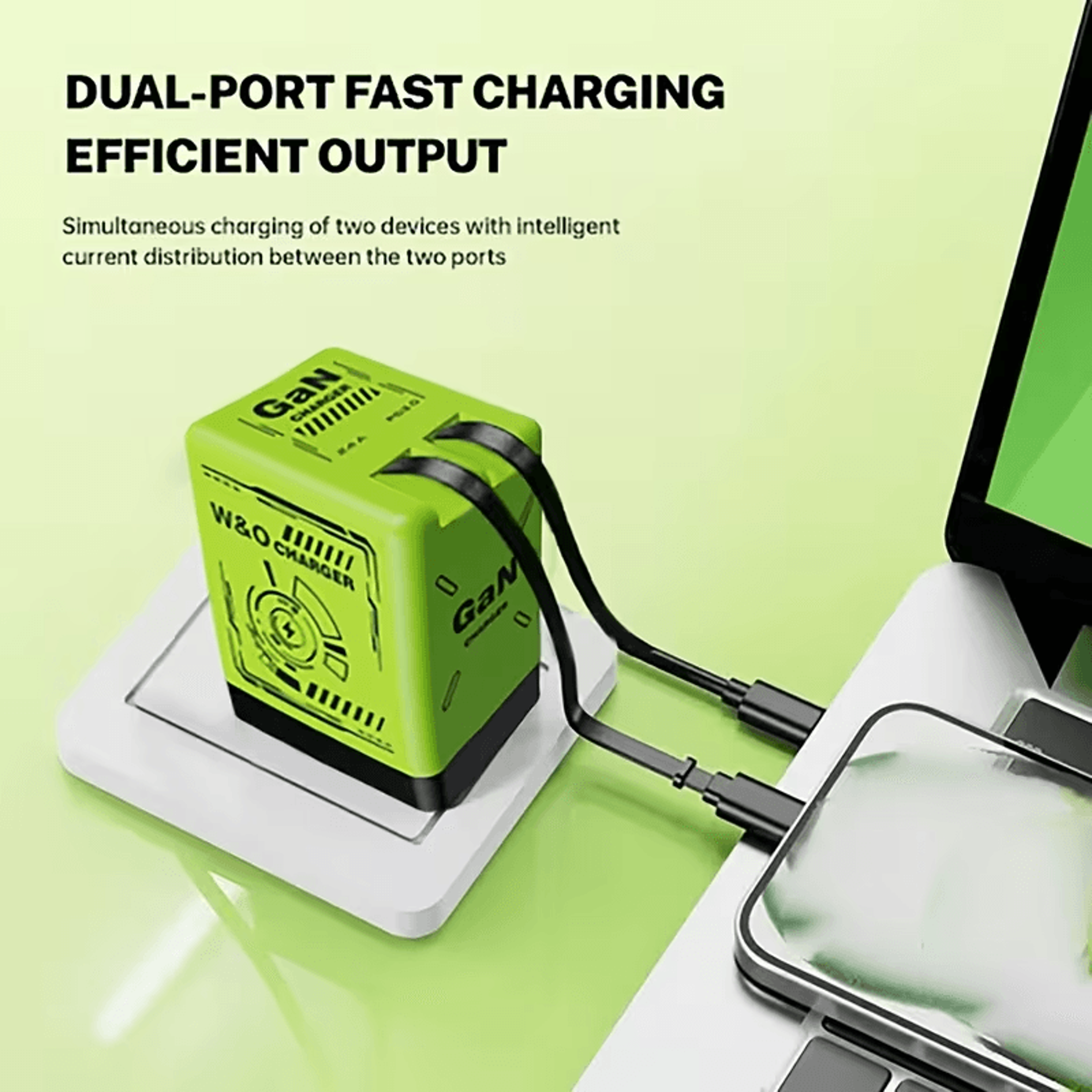 Fast GaN charger for onthego charging