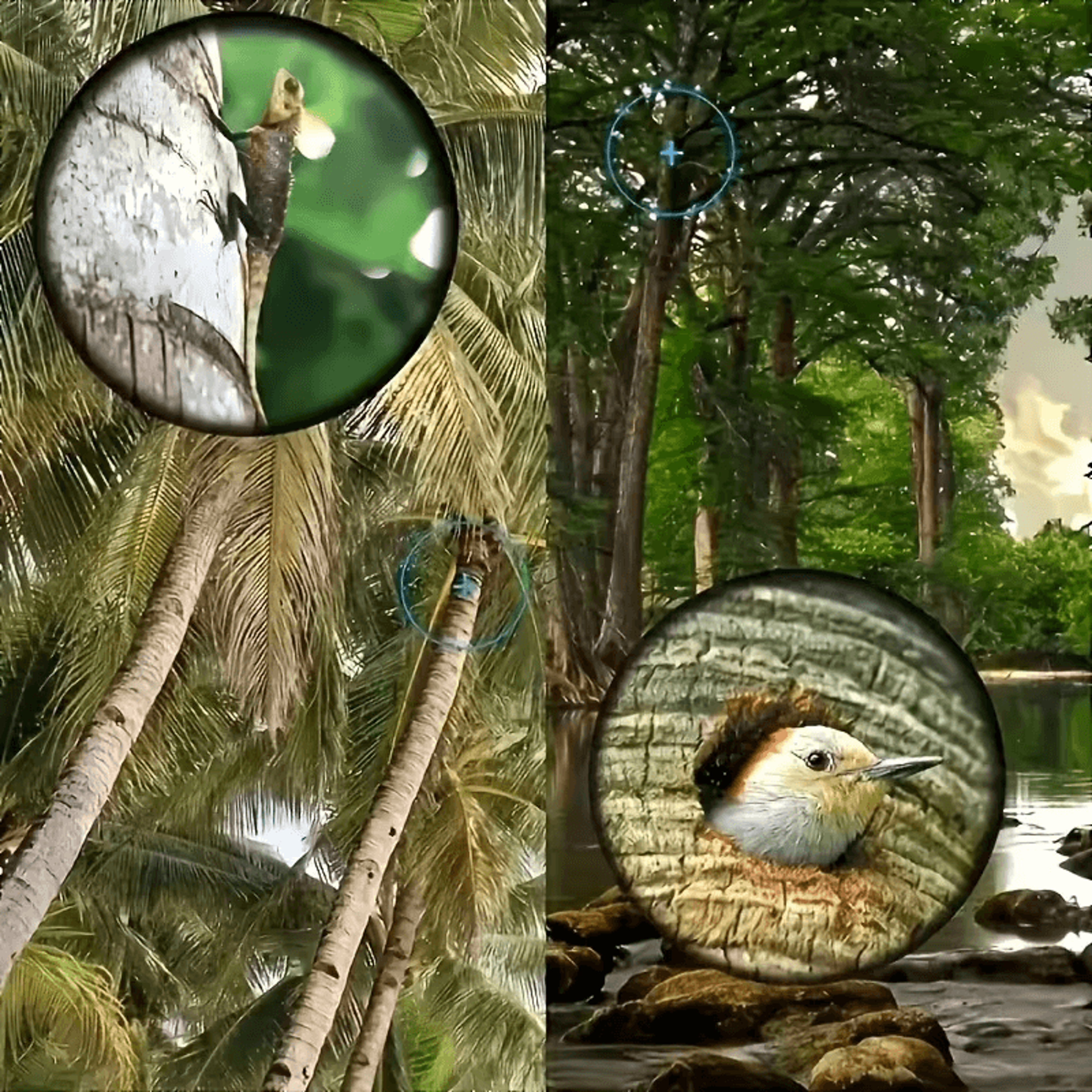 Foldable binoculars for birdwatching