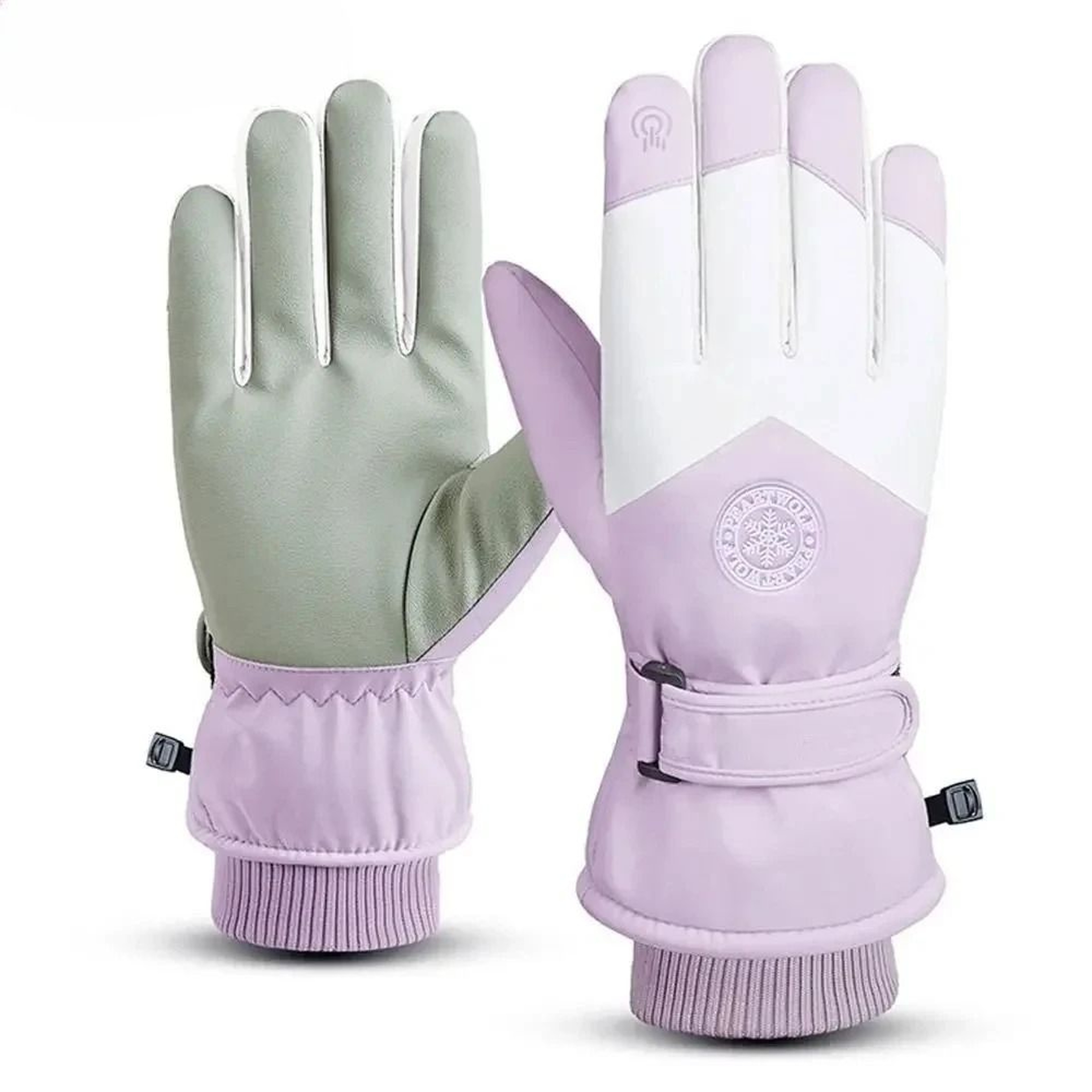 Winter Touch Screen Ski Gloves Waterproof Warm Non Slip For Snowboarding Cycling And Motorcycling 9