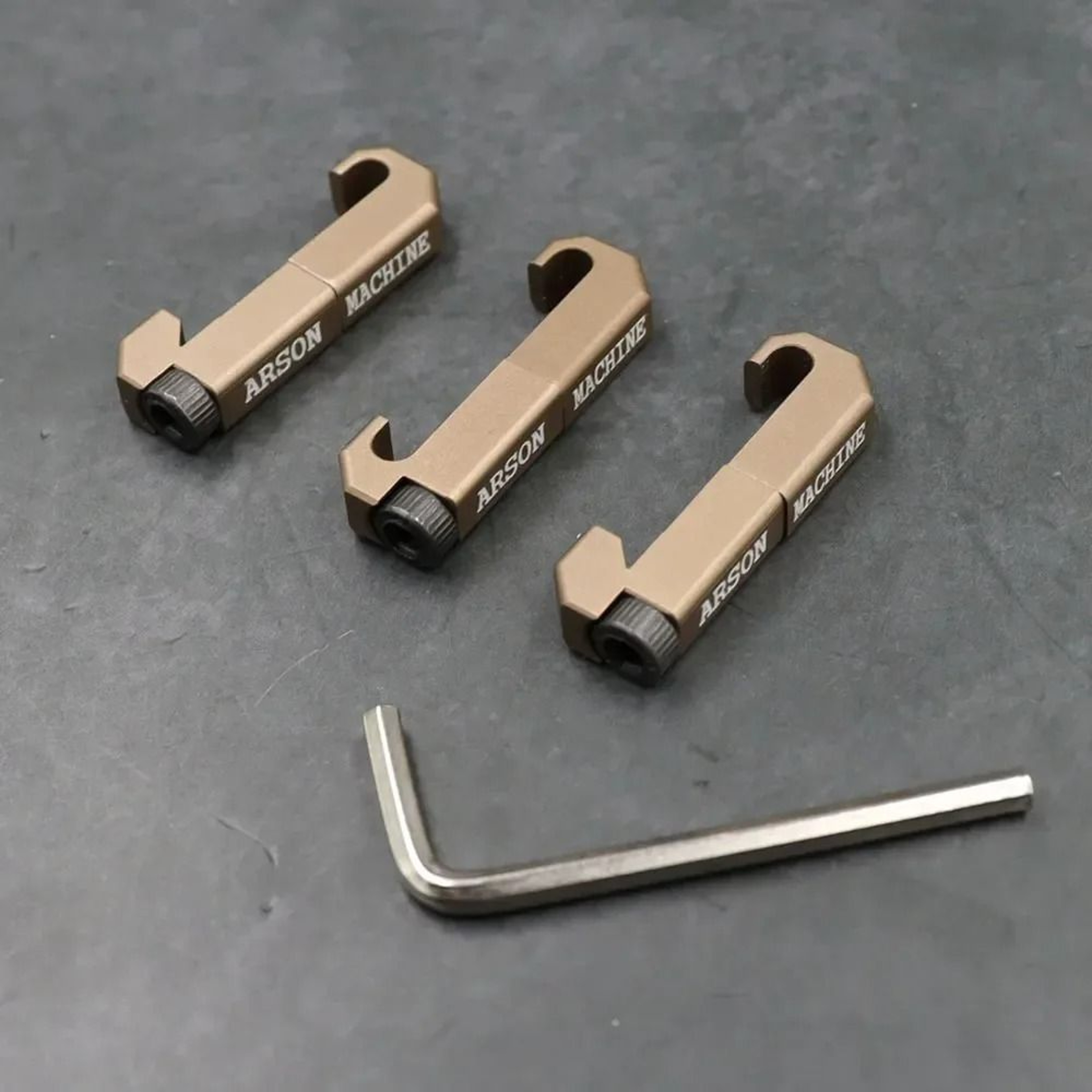 Tactical M LOK Wire Guide Rail Cover Cable Management System 3 Piece Set 7