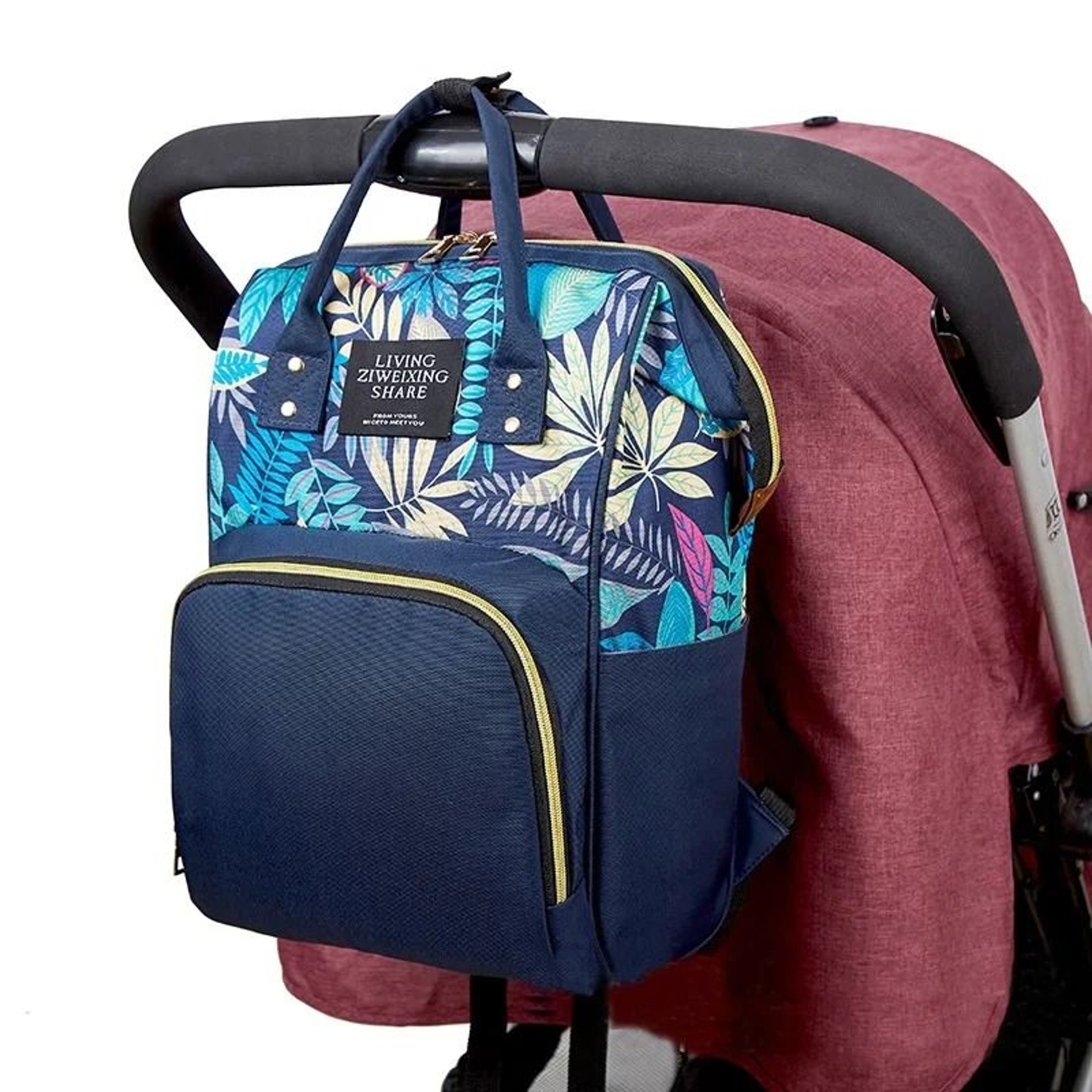 Large Capacity Nylon Women Backpack For Work Travel And Baby Care 2