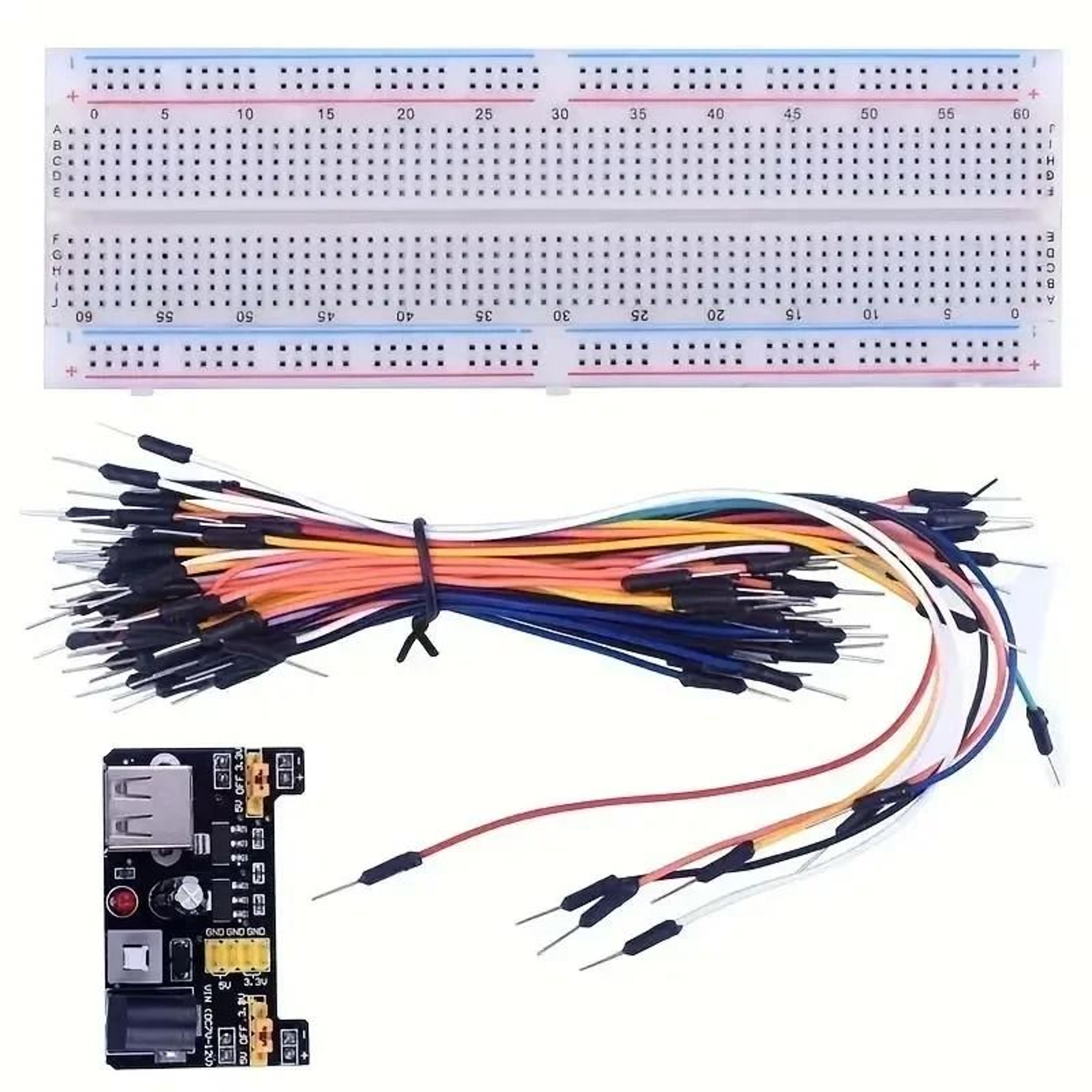 Electronic Component Starter Kit With Breadboard LEDs And Resistors For Arduino 2