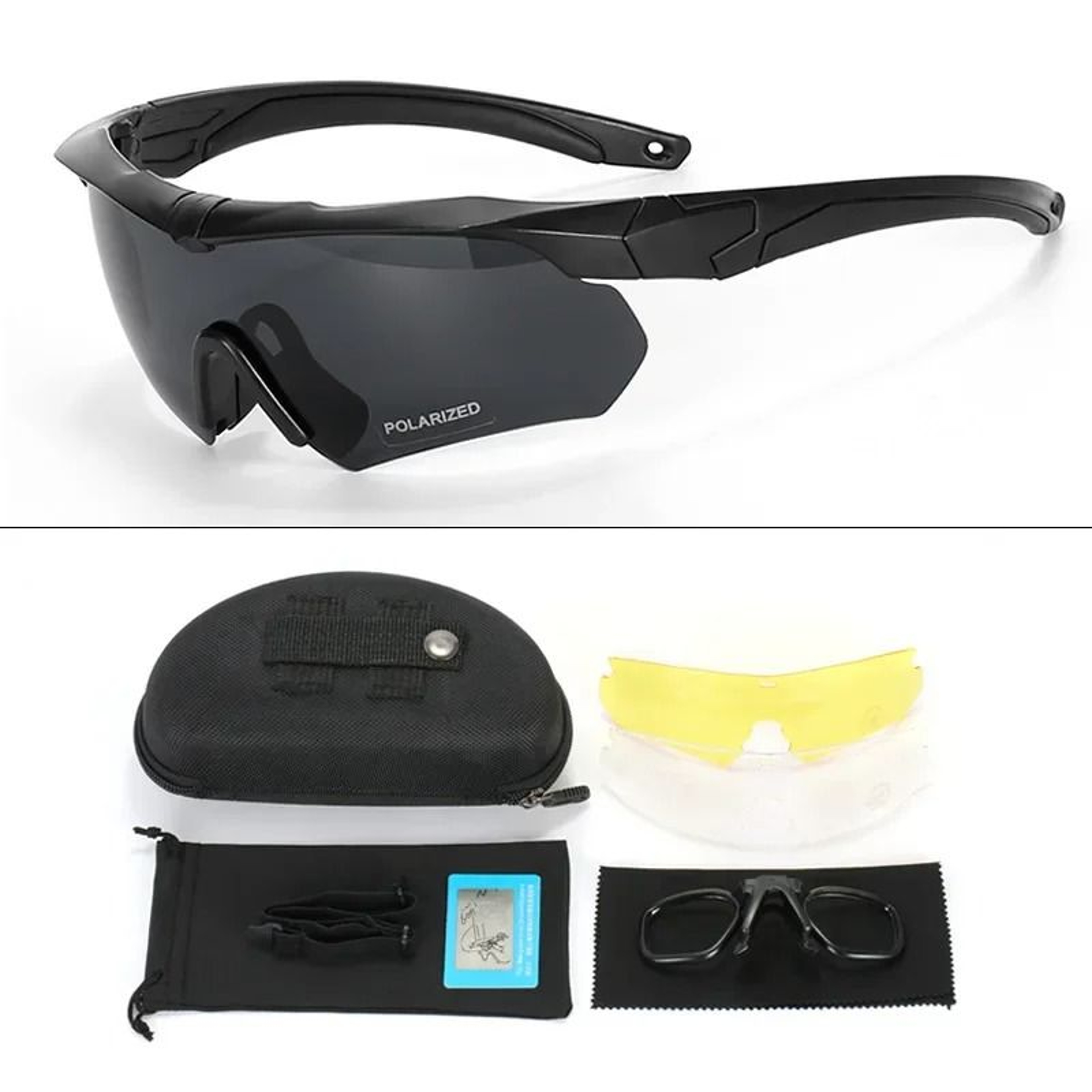 Military Tactical Goggles With Interchangeable Lenses For Airsoft Shooting And Outdoor Sports 7