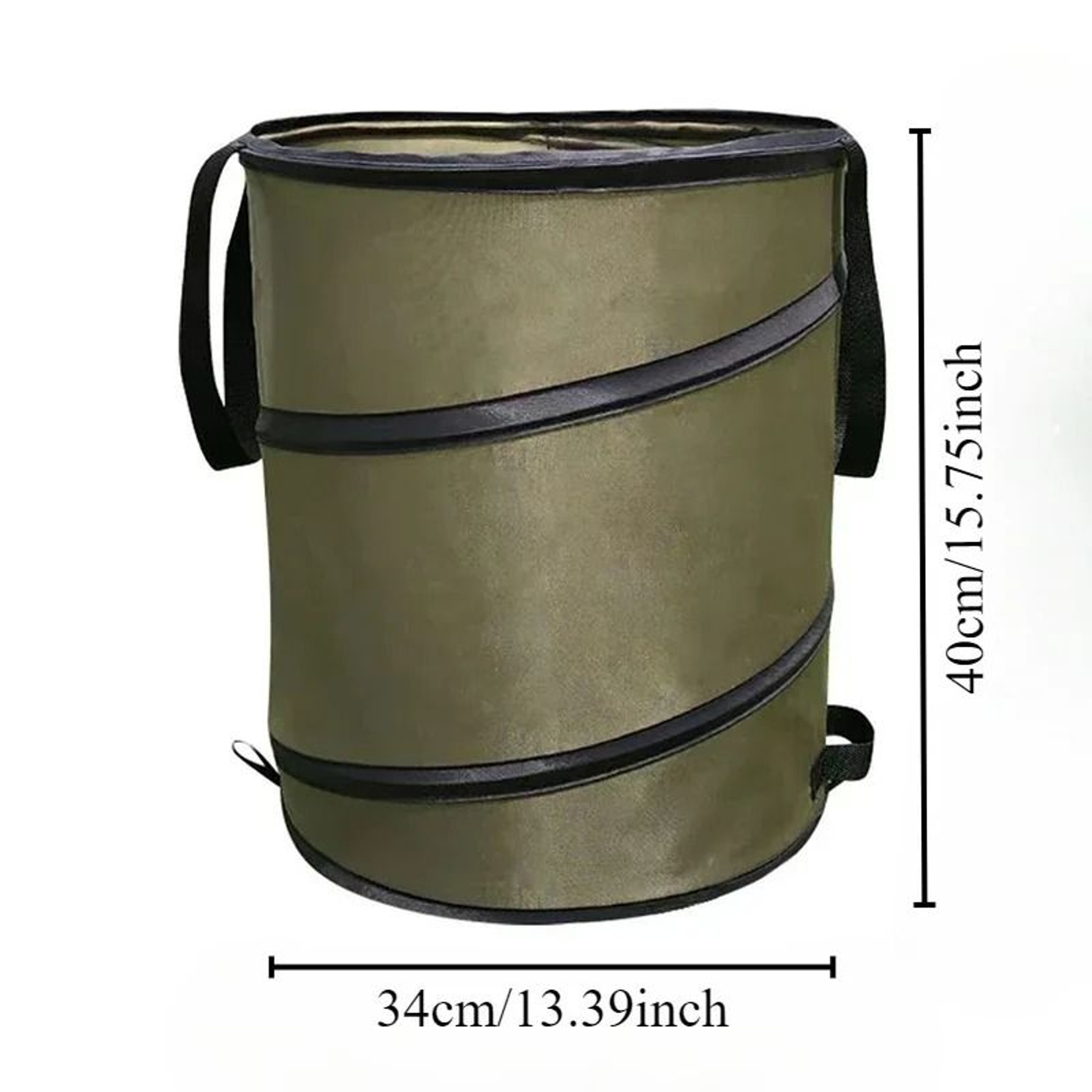 Pop Up Garden Trash Bag Collapsible Leaf And Grass Storage Bin For Outdoor Use 7