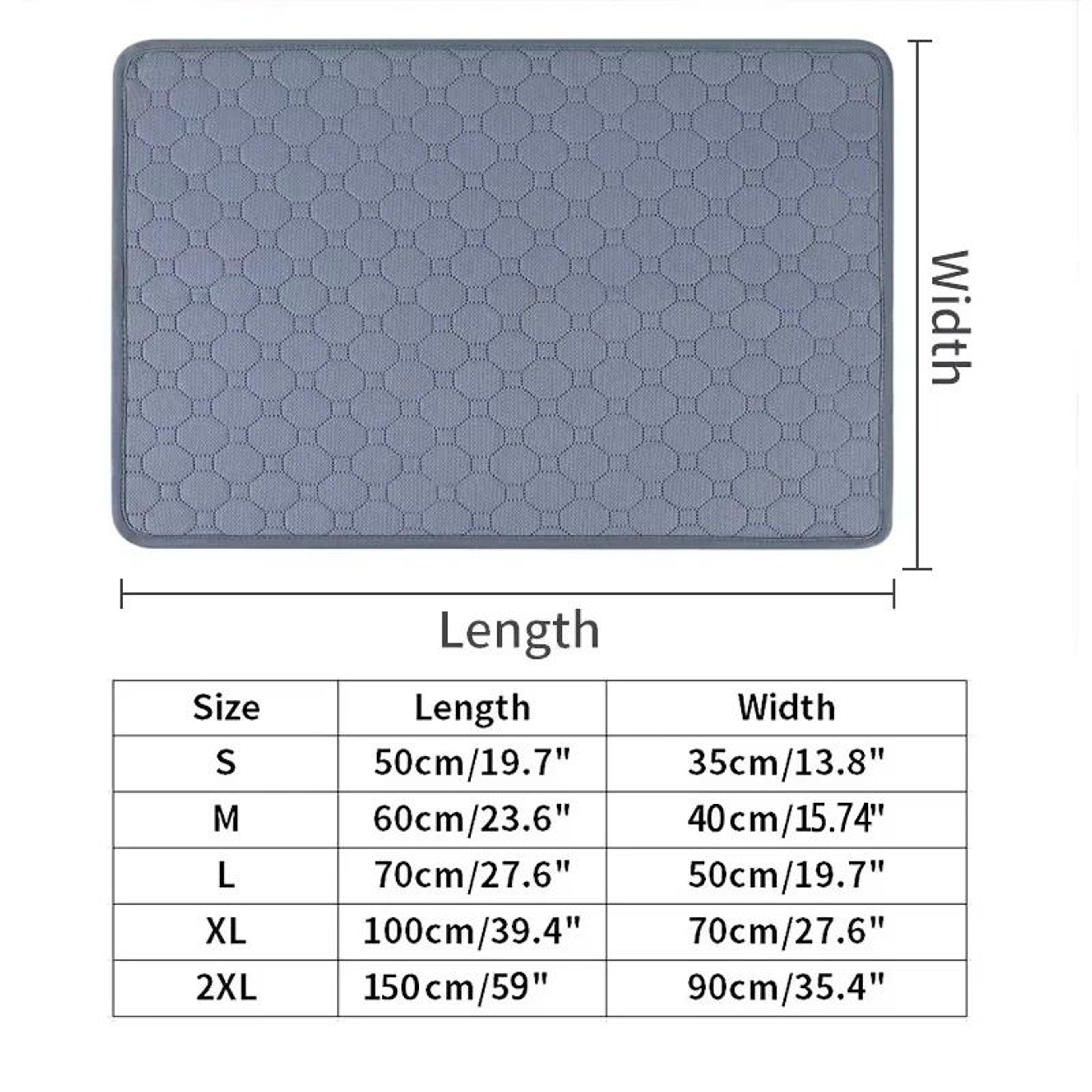 Reusable Washable Dog Pee Pad Waterproof Absorbent Training Mat For Pets 5
