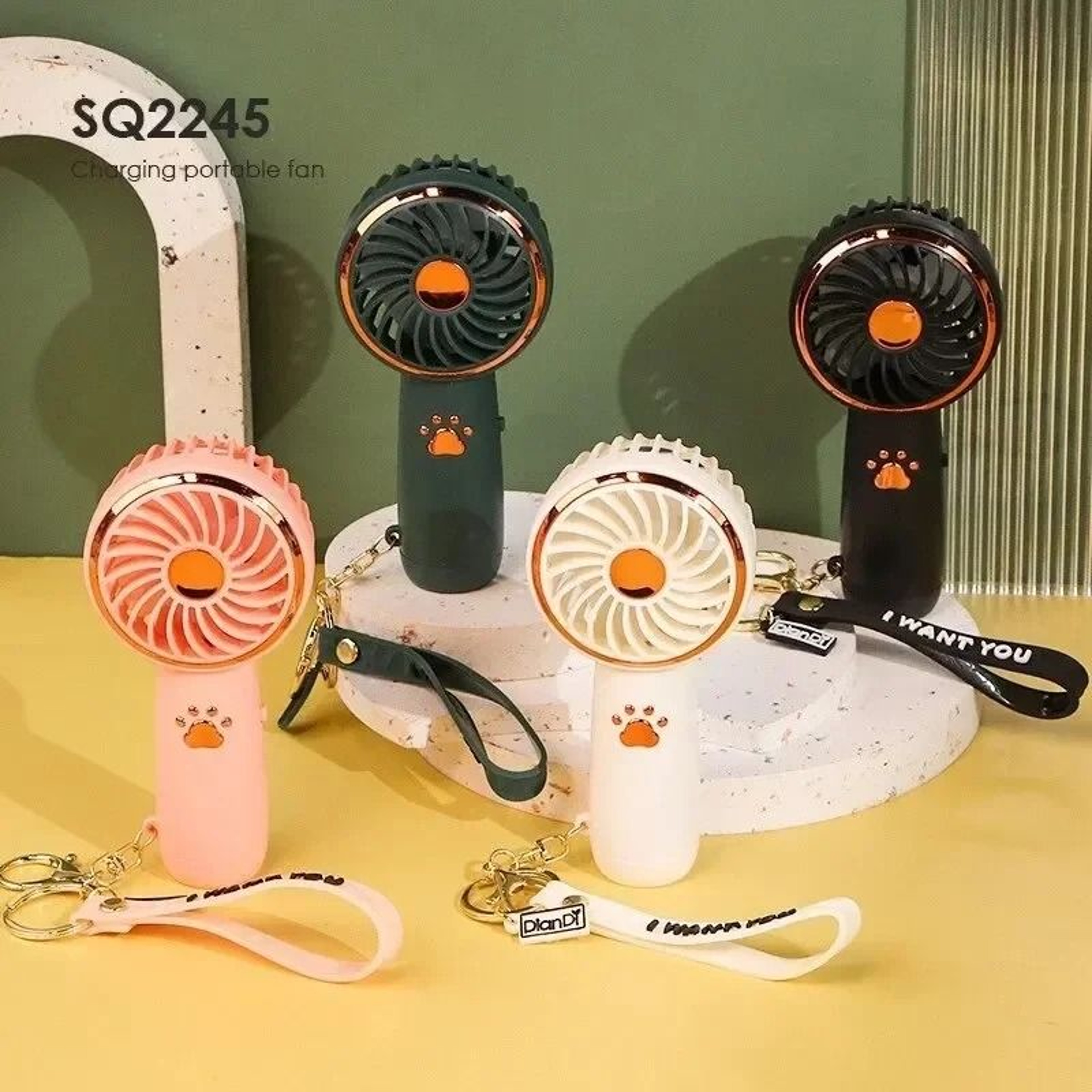 Mini Portable USB Handheld Fan With Rechargeable Battery 6