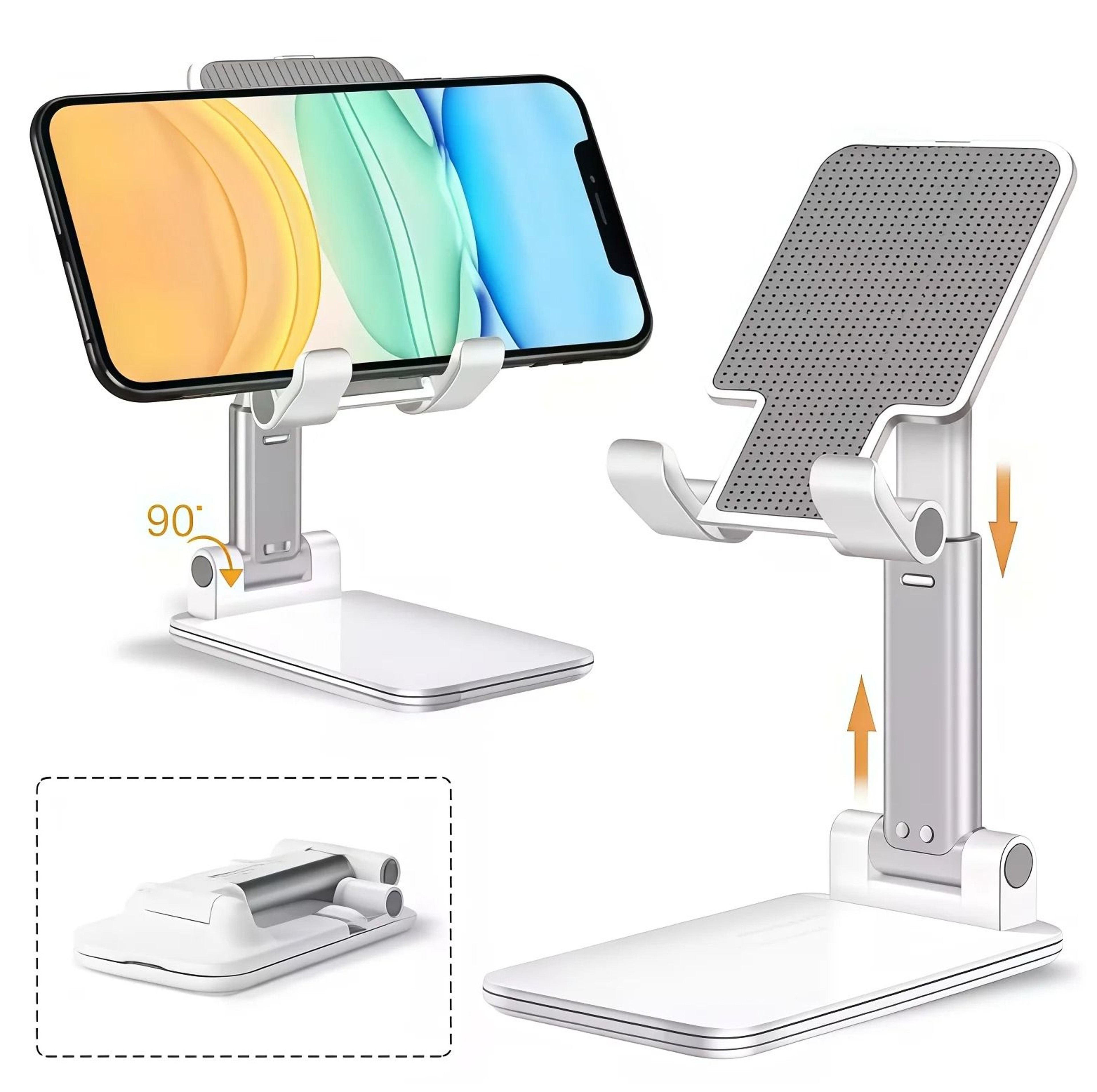 Universal Lazy Folding Mobile Phone Bracket With Telescopic Lifting And Portable Desktop Support 0