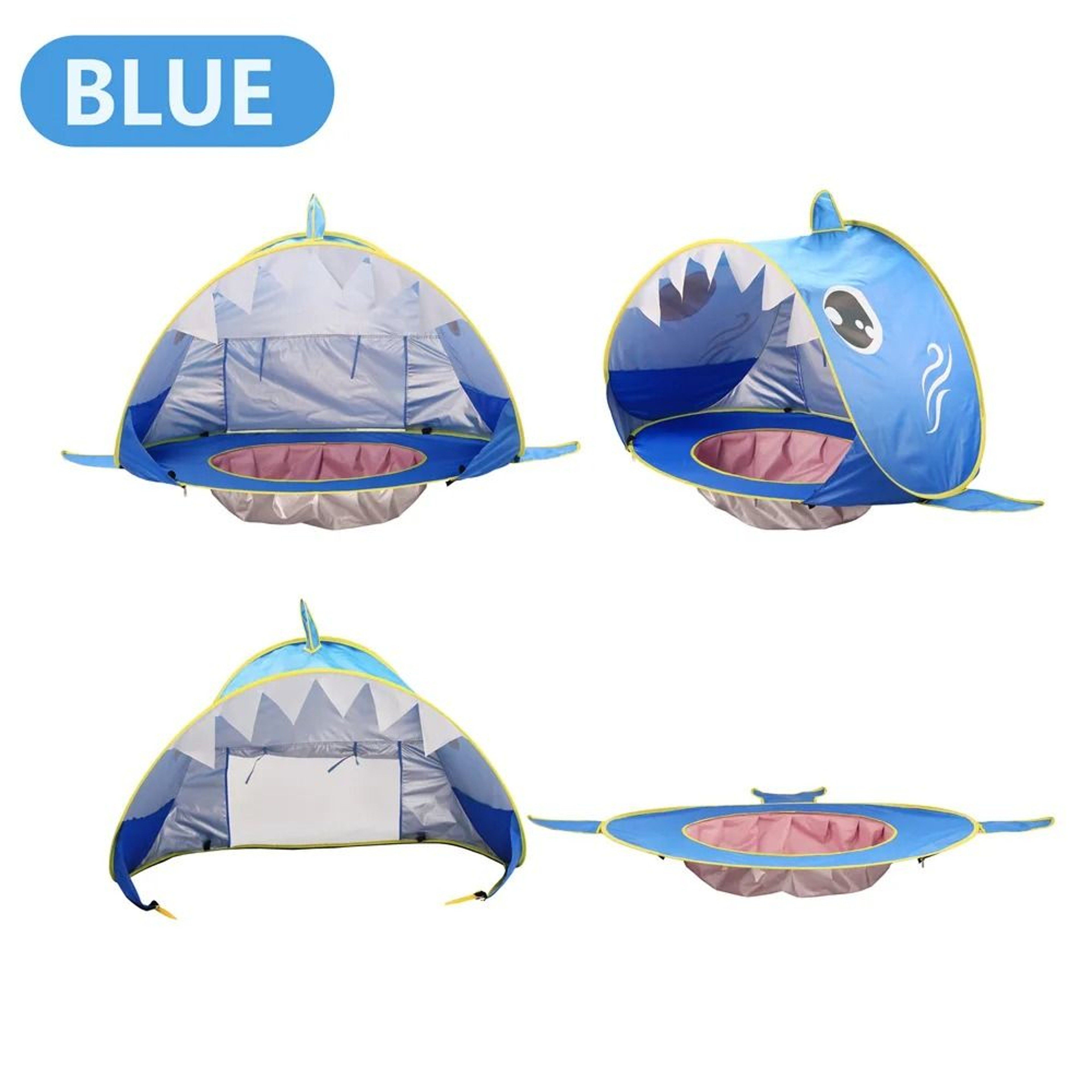 2 IN 1 Waterproof Sun Shelter UVprotecting Baby Beach Tent With Builtin Pool 3