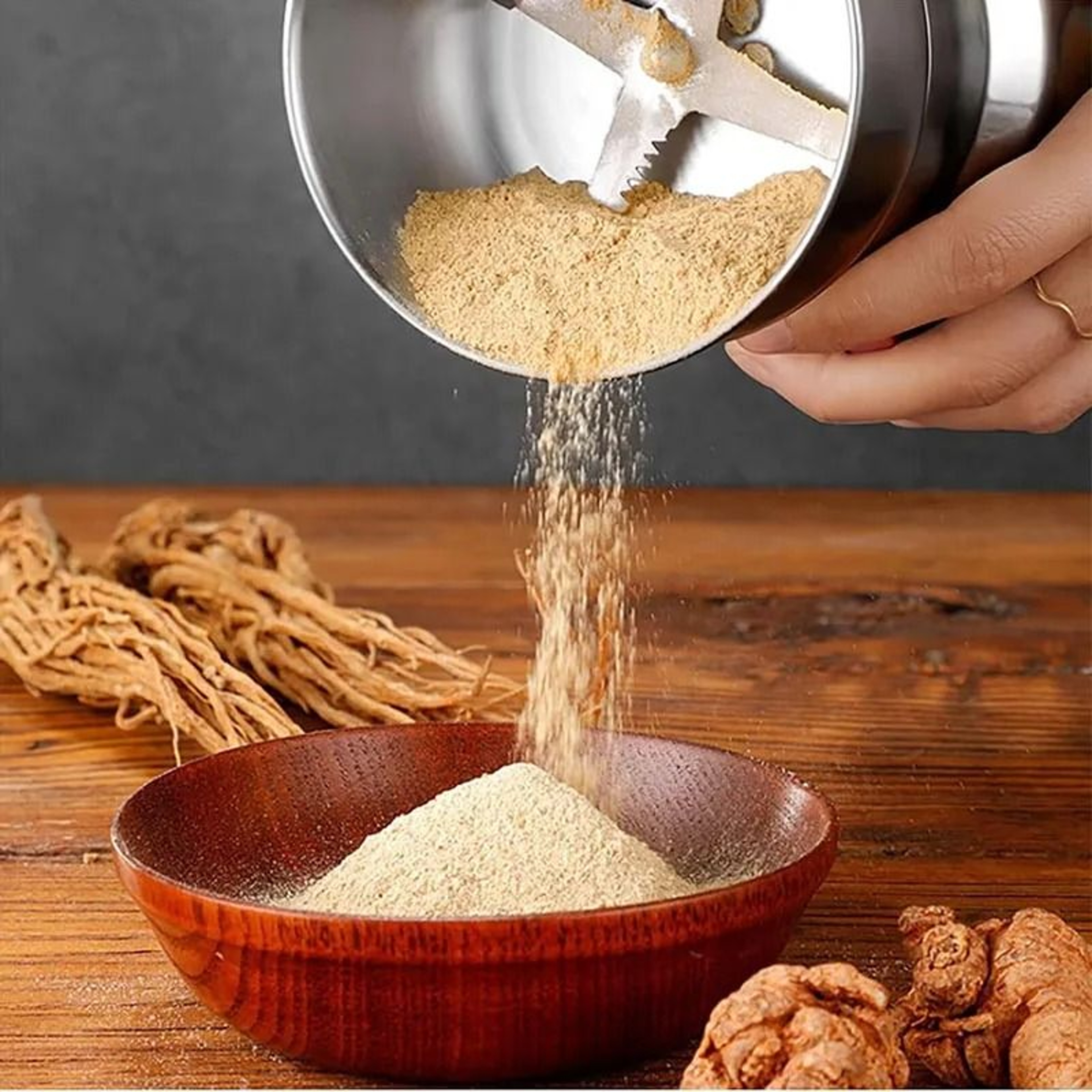Kitchen Multifunctional 4Blade Electric Grain And Coffee Grinder For Nuts And Beans 5