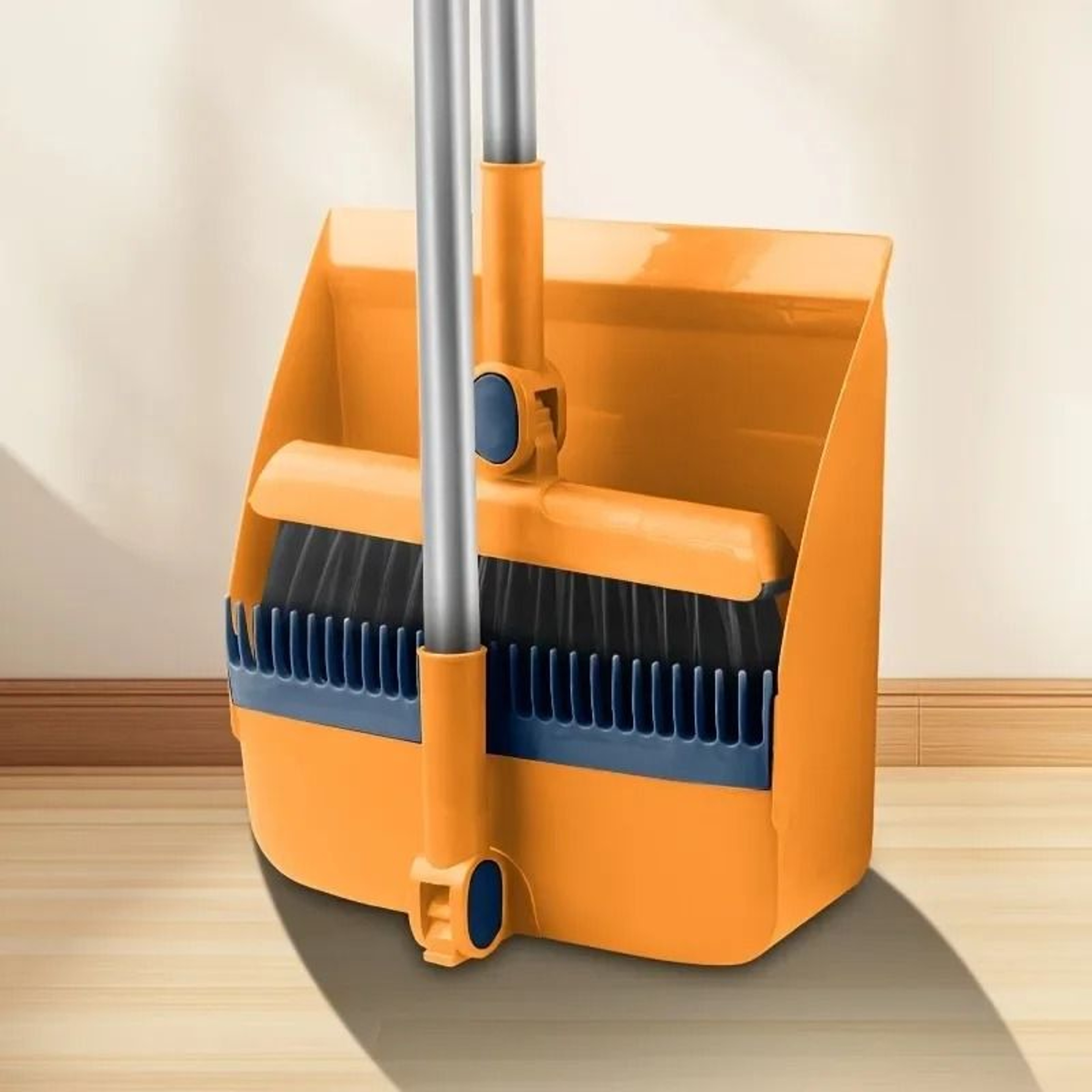 3in1 Rotatable Foldable Magnetic Broom And Dustpan Set For Pet Hair Removal 7