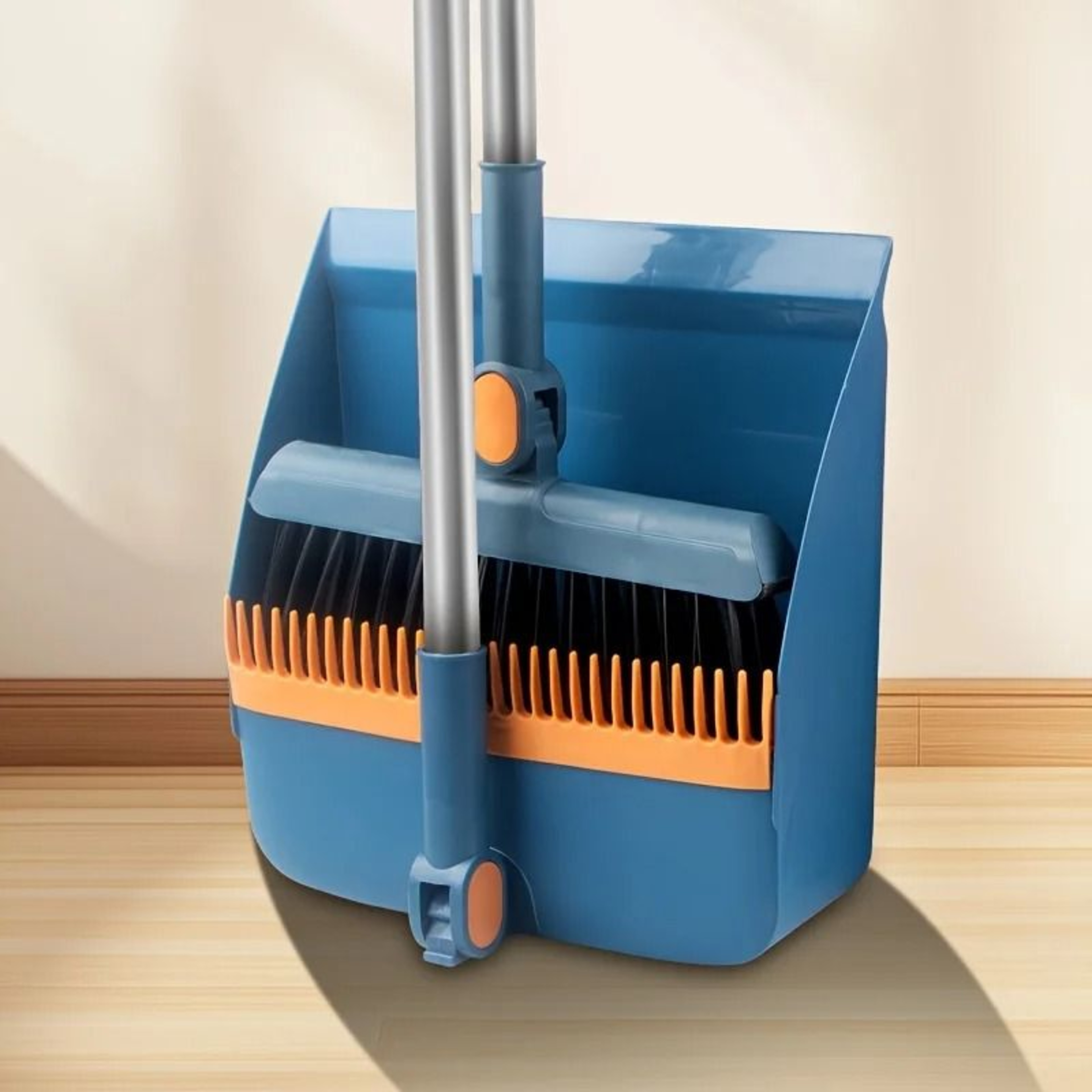 3in1 Rotatable Foldable Magnetic Broom And Dustpan Set For Pet Hair Removal 8