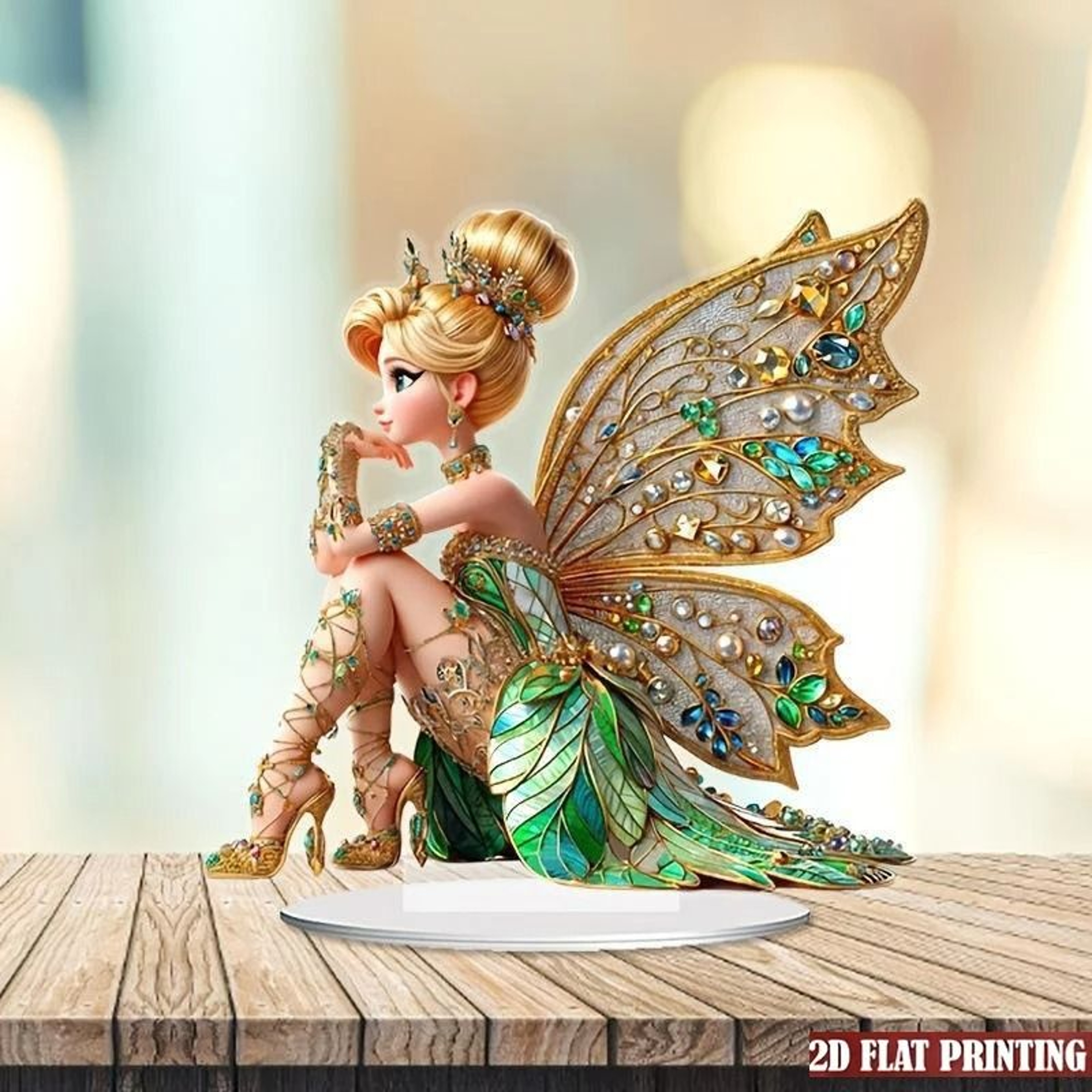 Flower Fairy Elf Acrylic Bedroom And Living Room Home Decoration 2