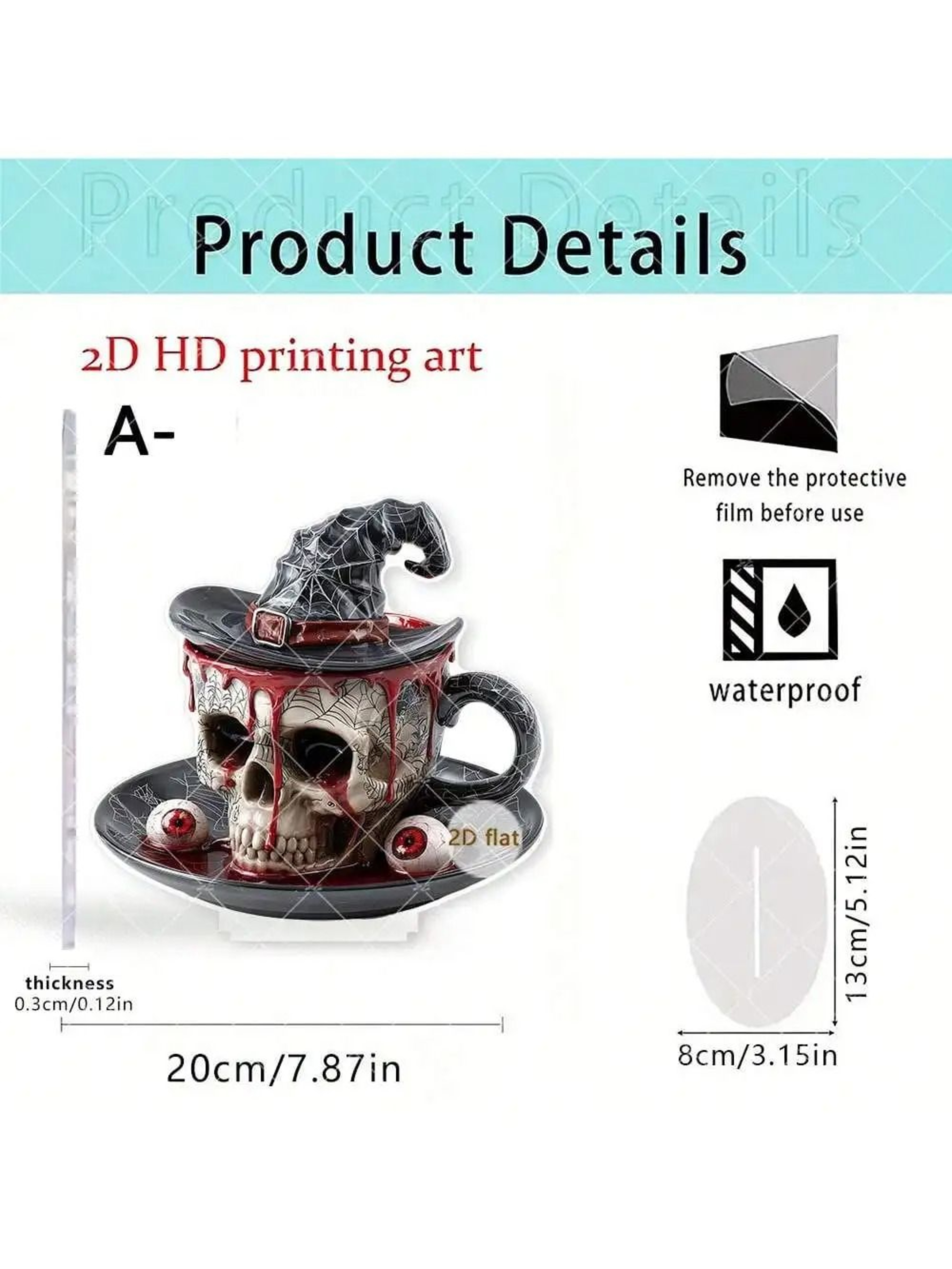 Skeleton Spider Terror Eye Desktop Ornament For Pallasara Terror Chamber Decoration 7