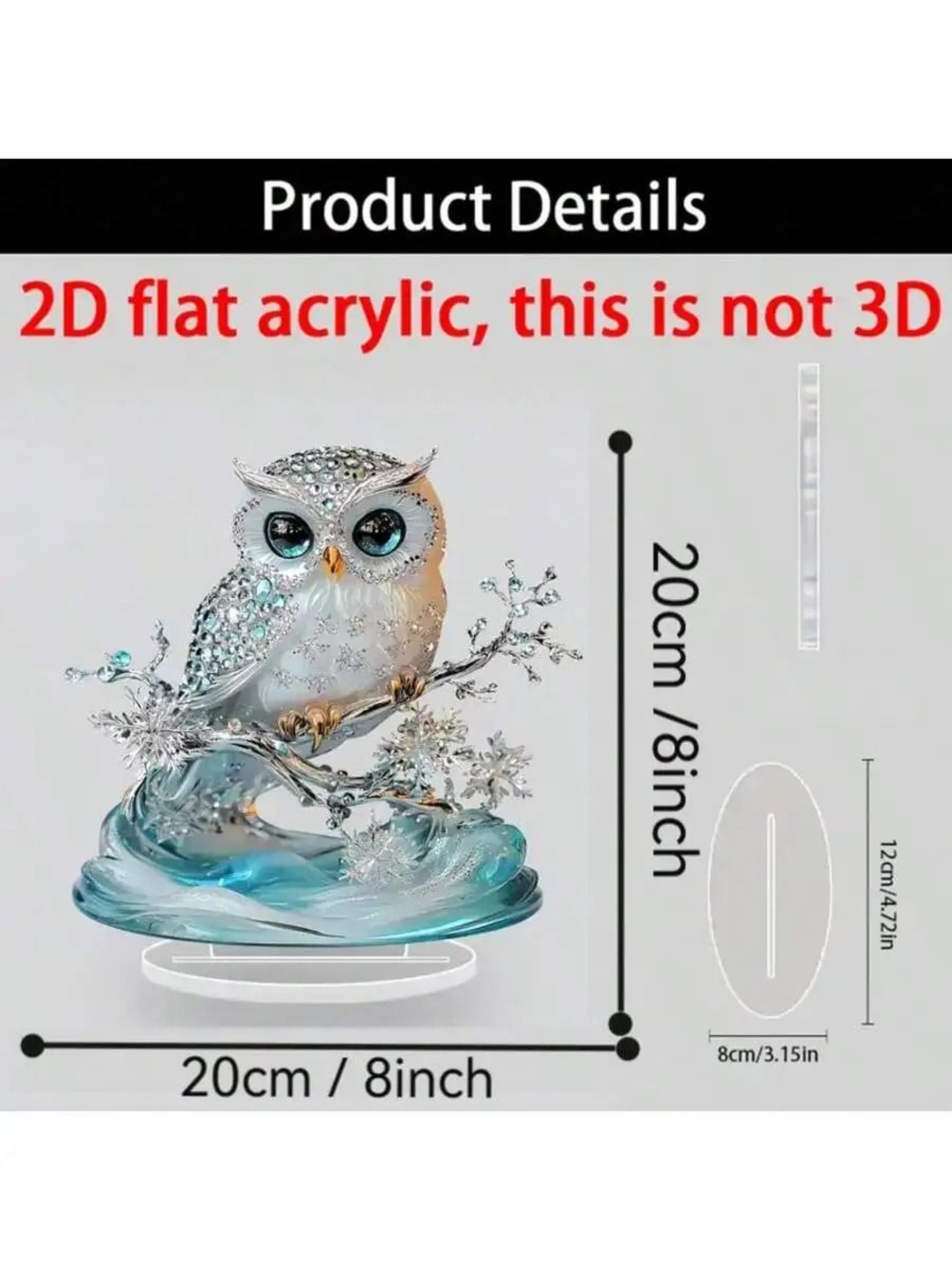 Owl Family Ornament Anime Themed Collectible Home And Office Decoration 13