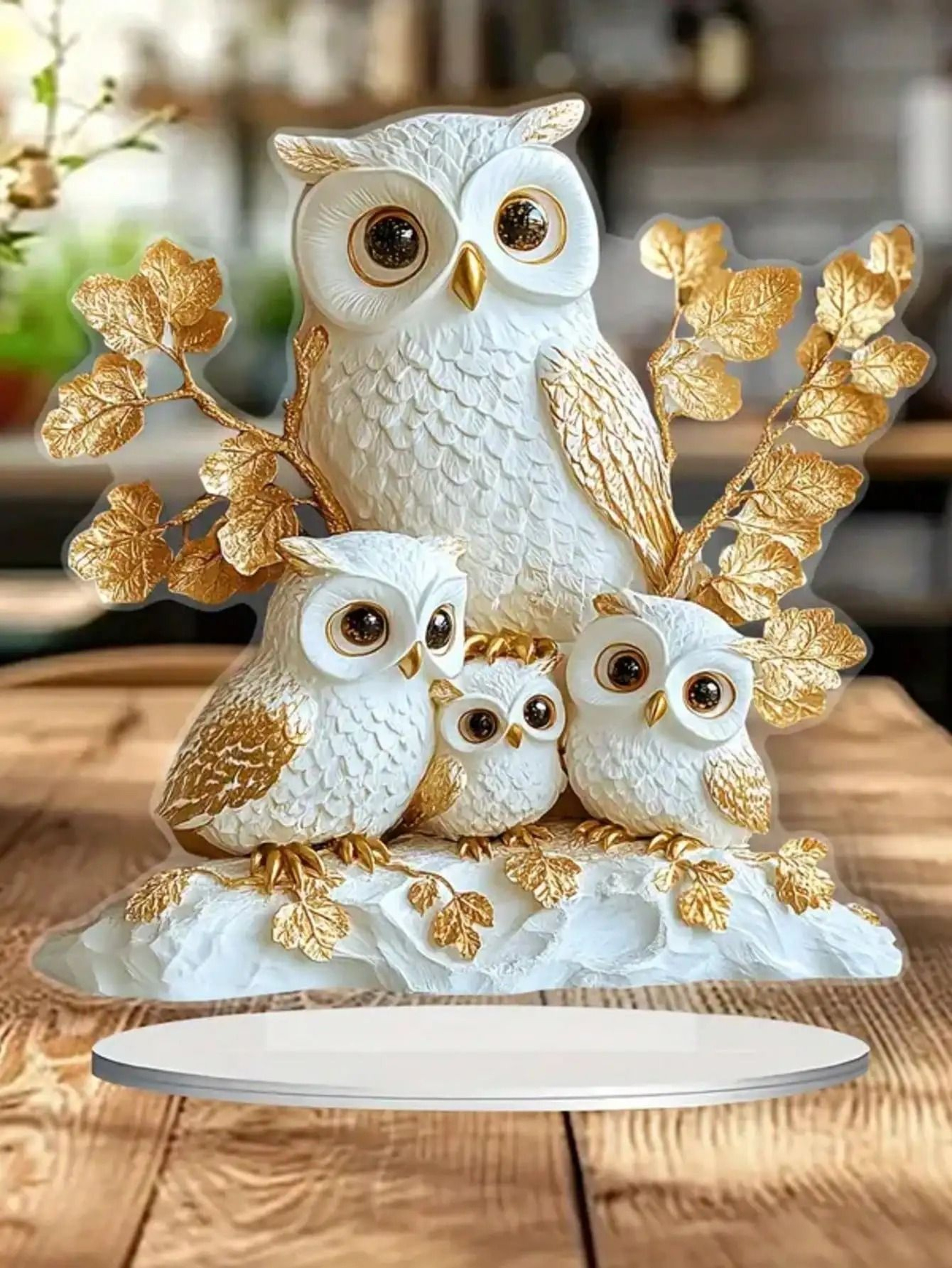 Owl Family Ornament Anime Themed Collectible Home And Office Decoration 16
