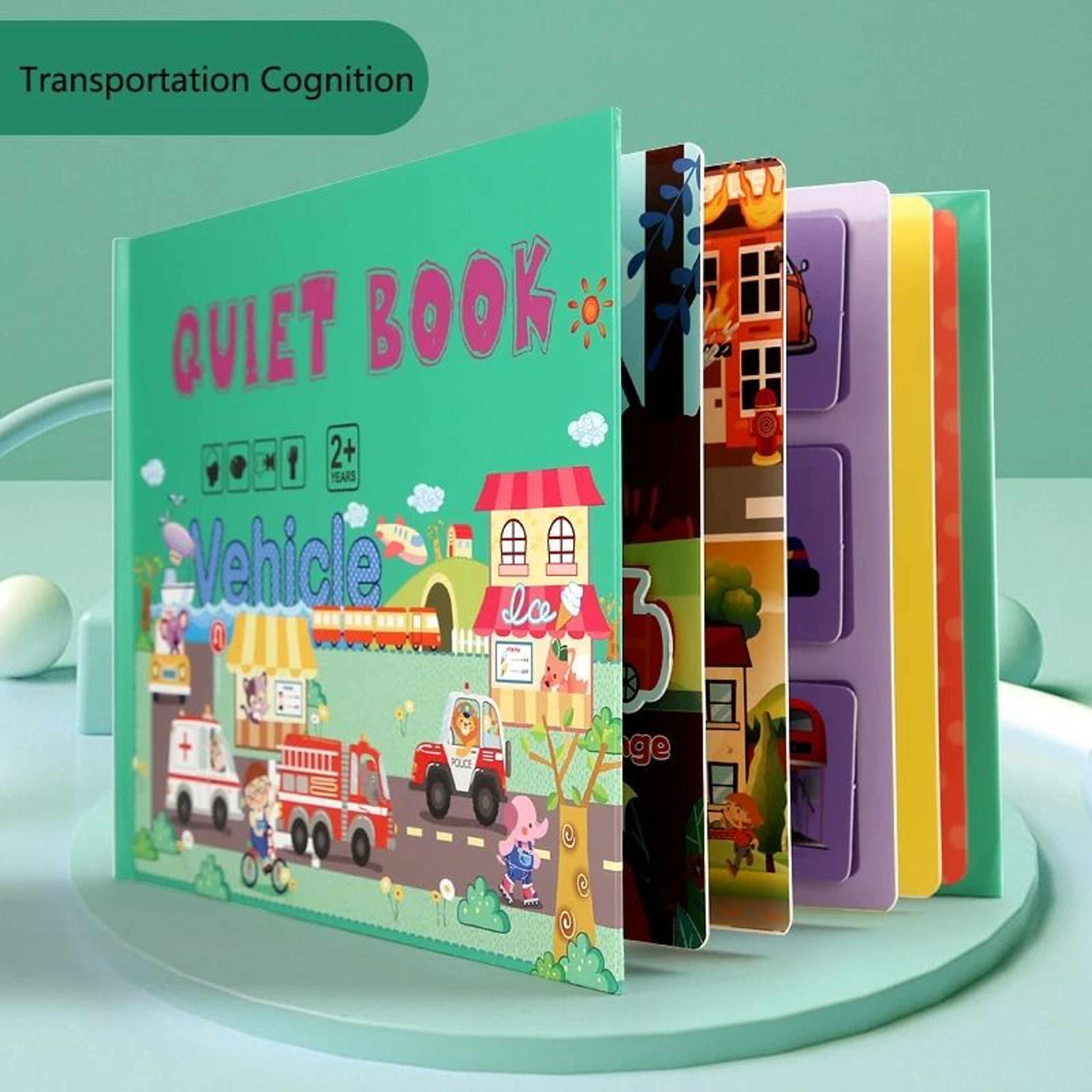My First Busy Books Montessori Paste Quiet Book Baby Educational Activity Busy Board Toys 11