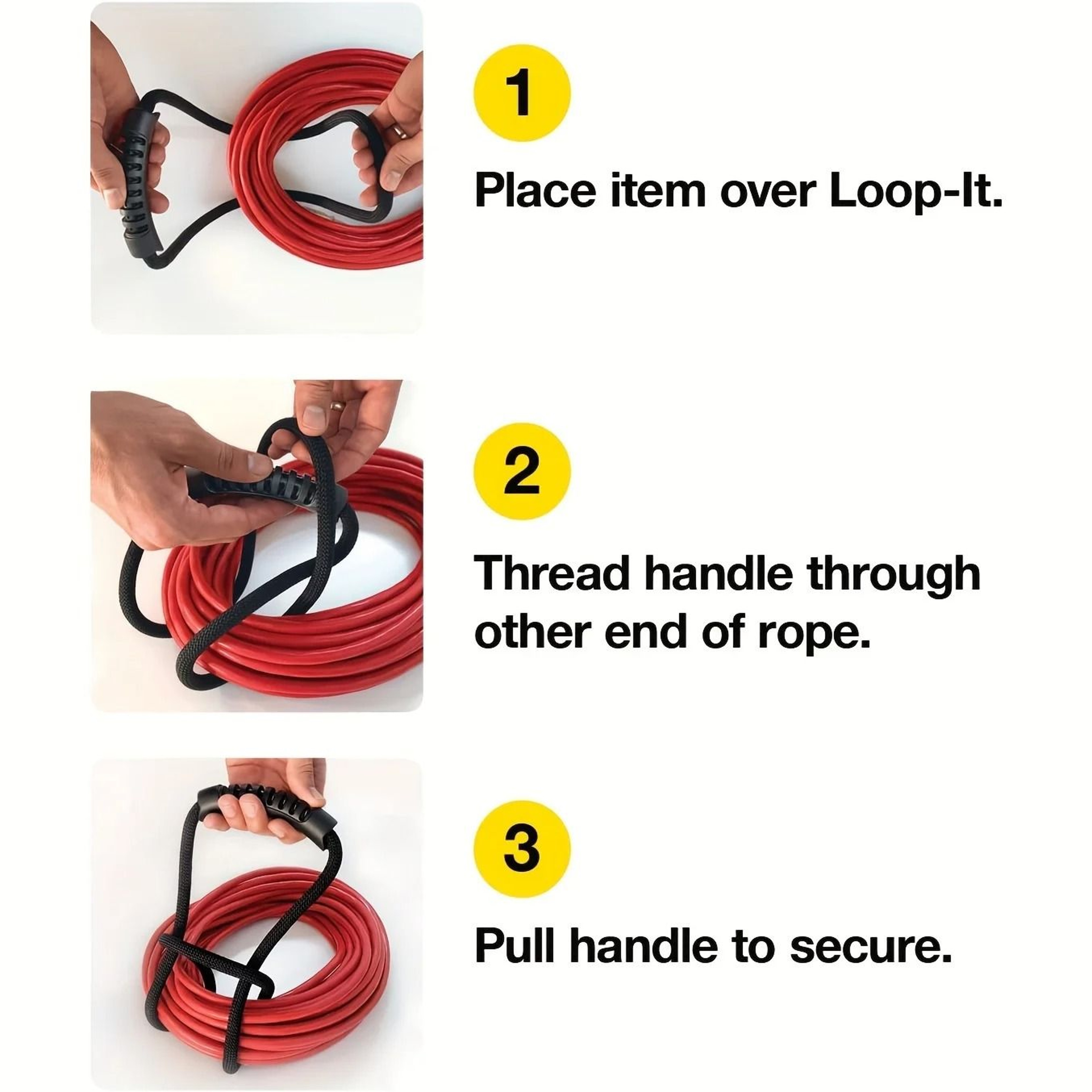 Storage Strap With Handle HeavyDuty Extension Cord  Hose Organizer For Home And Garage 4