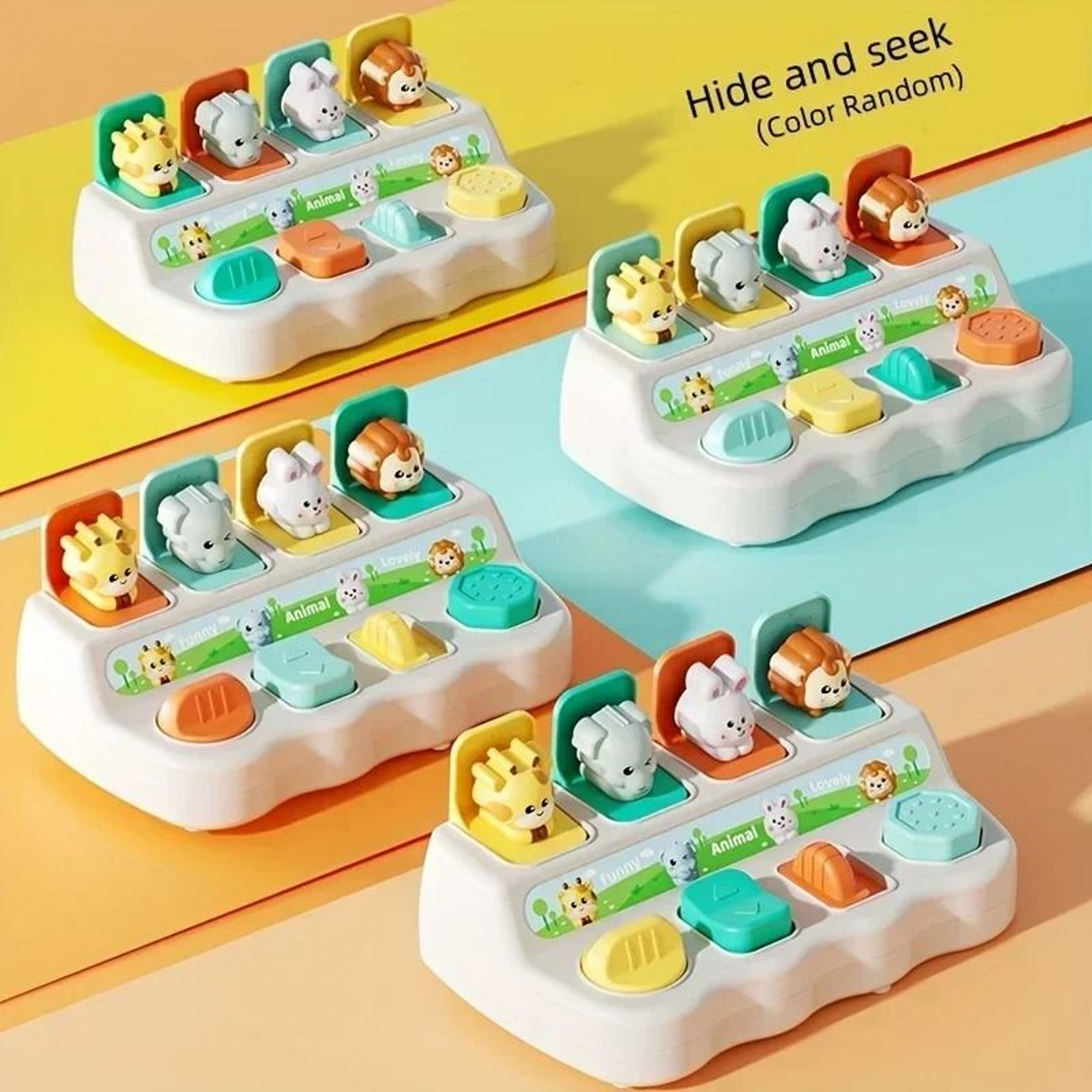 Montessori PopUp Animal Toy  Interactive Learning  Play Box For Toddlers 2