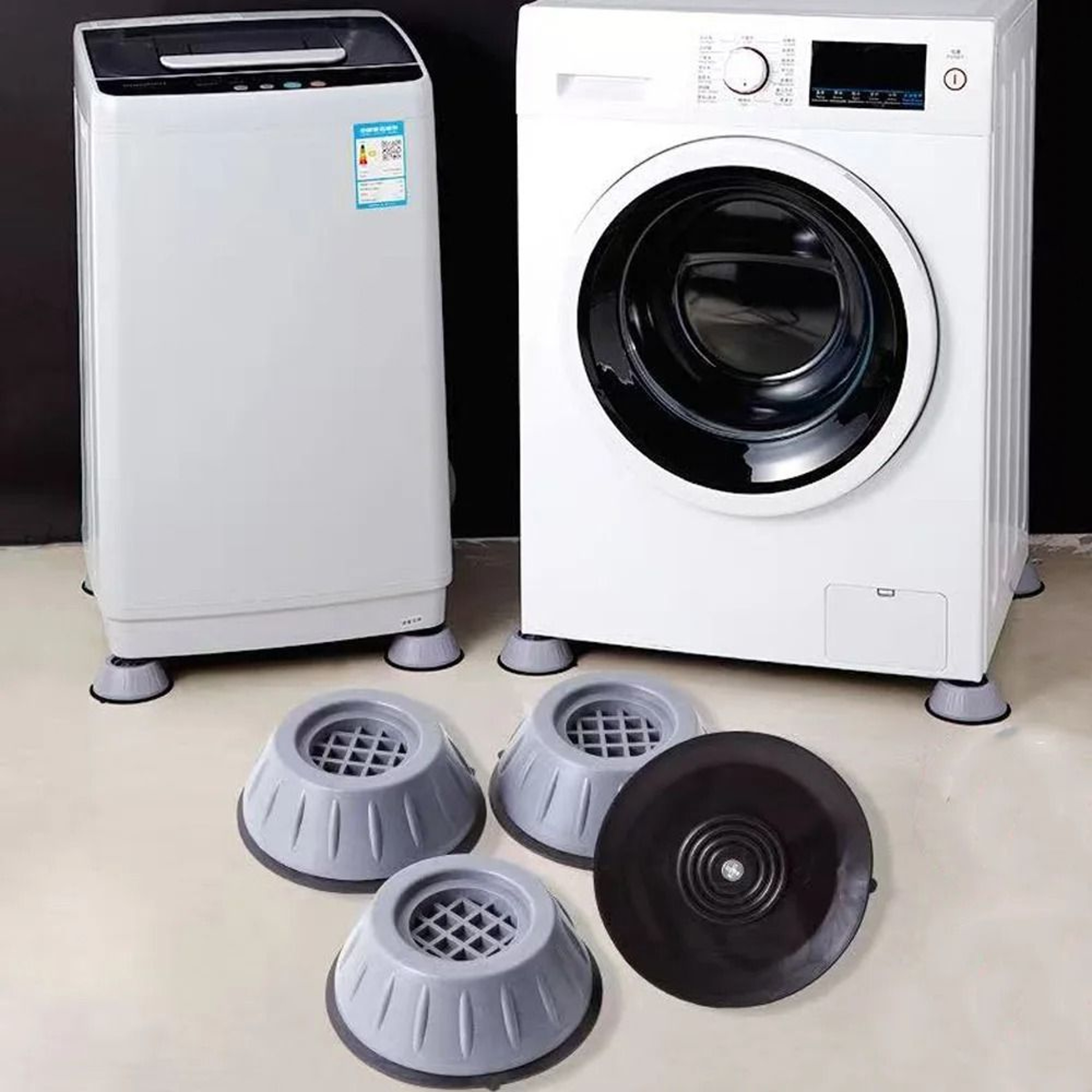 Washing Machine Shock Pad  Silicone AntiVibration  Noise Reduction Foot Pad 4