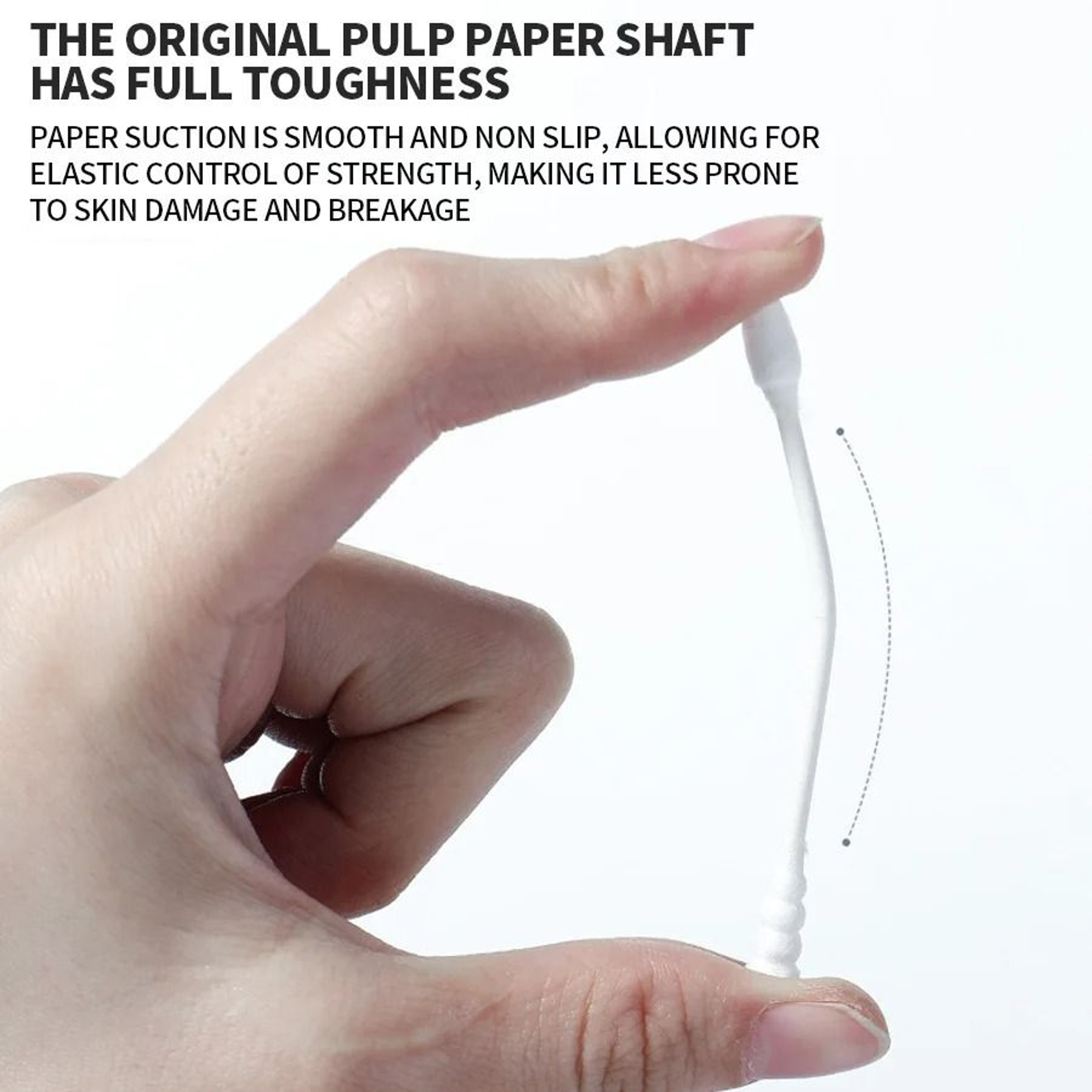 200Count Pure Cotton DoubleEnded Makeup Cotton Swabs  Precision Cleaning  Gentle Removal 2