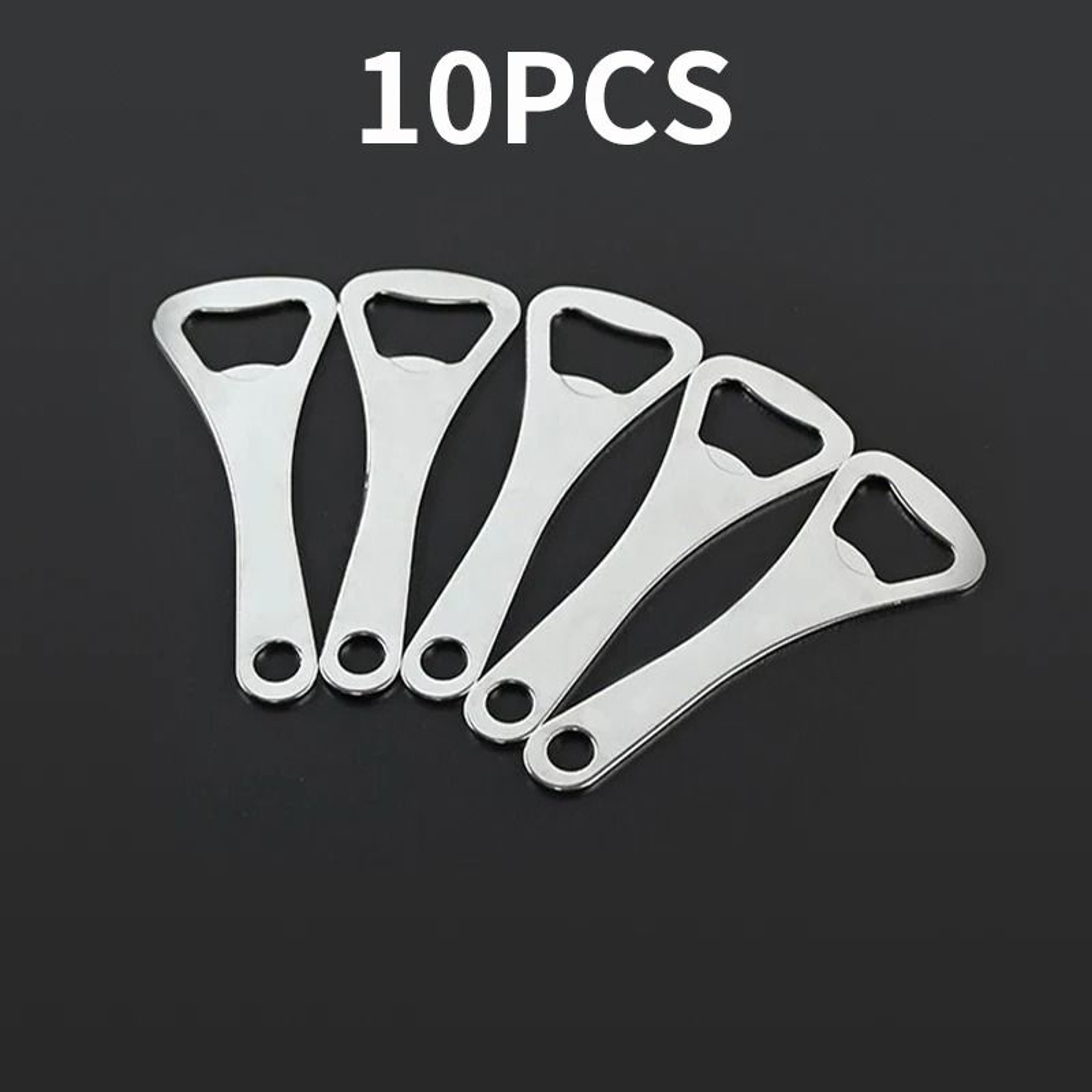 10PCS Professional Stainless Steel Bottle Opener Set  Mirror Polished  HeavyDuty 0