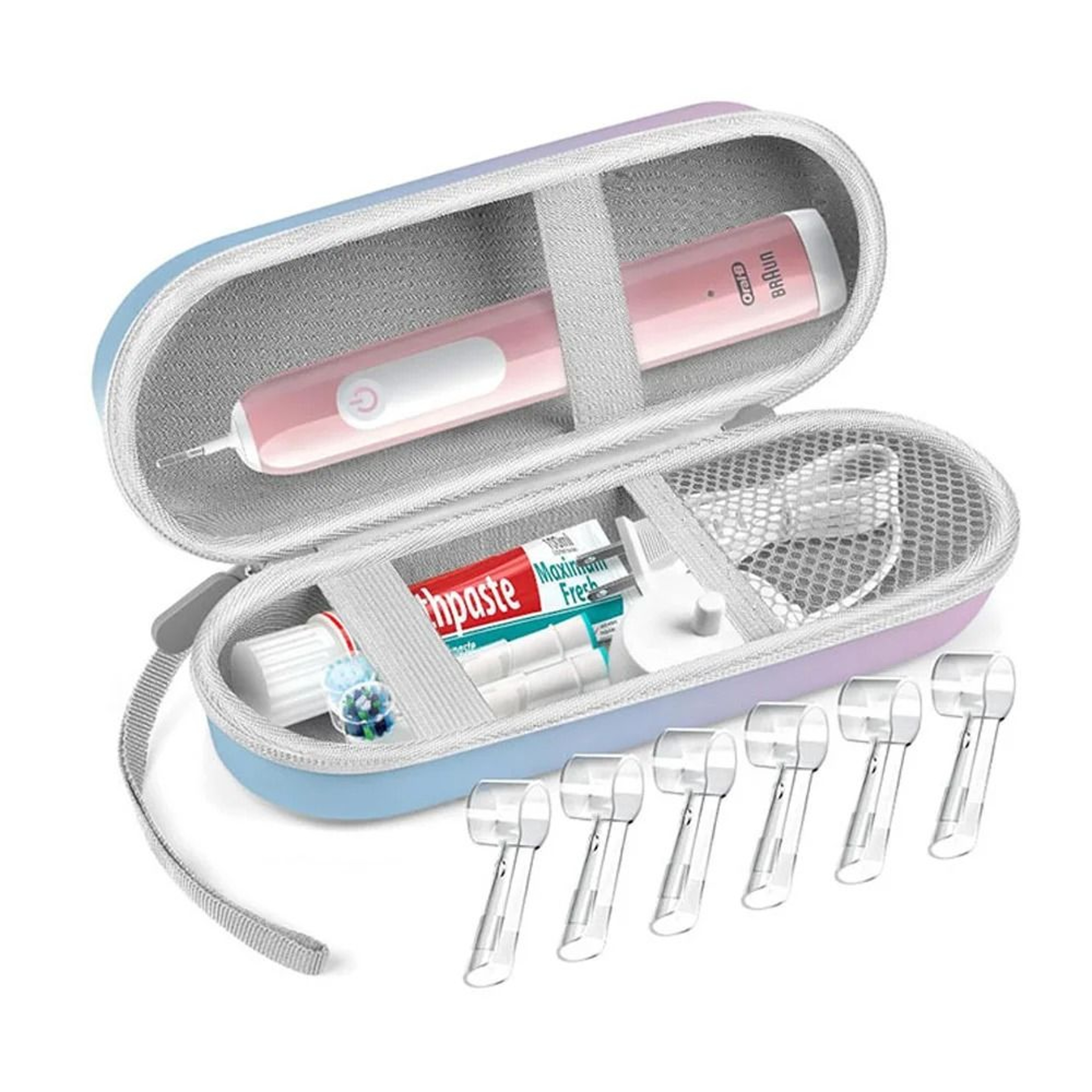 Convenient Electric Toothbrush Travel Storage Box  Durable  Portable Dental Kit Organizer 0