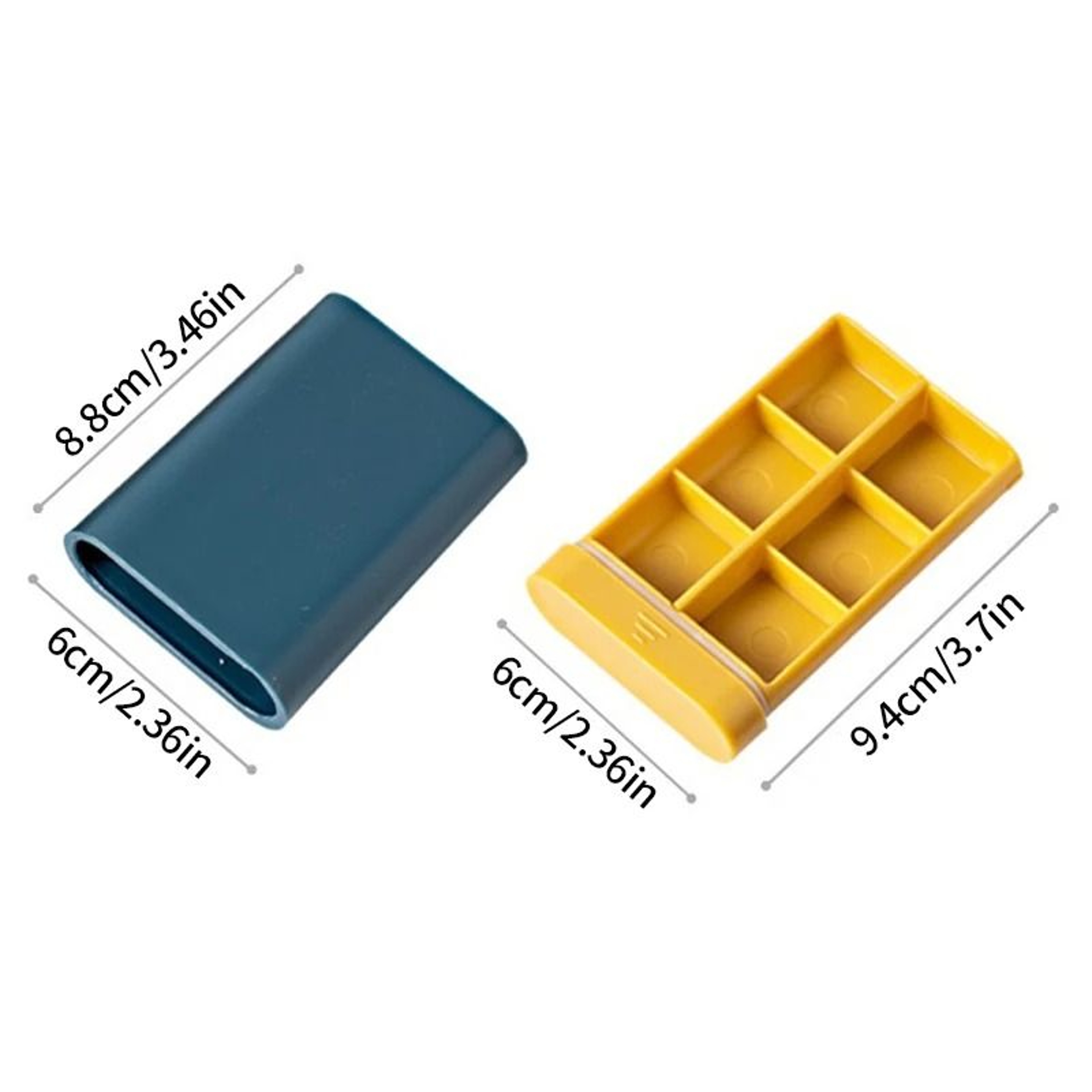 Mini Portable 7Day Travel Vitamin Box  MultiGrid Tablet  Medicine Organizer 4