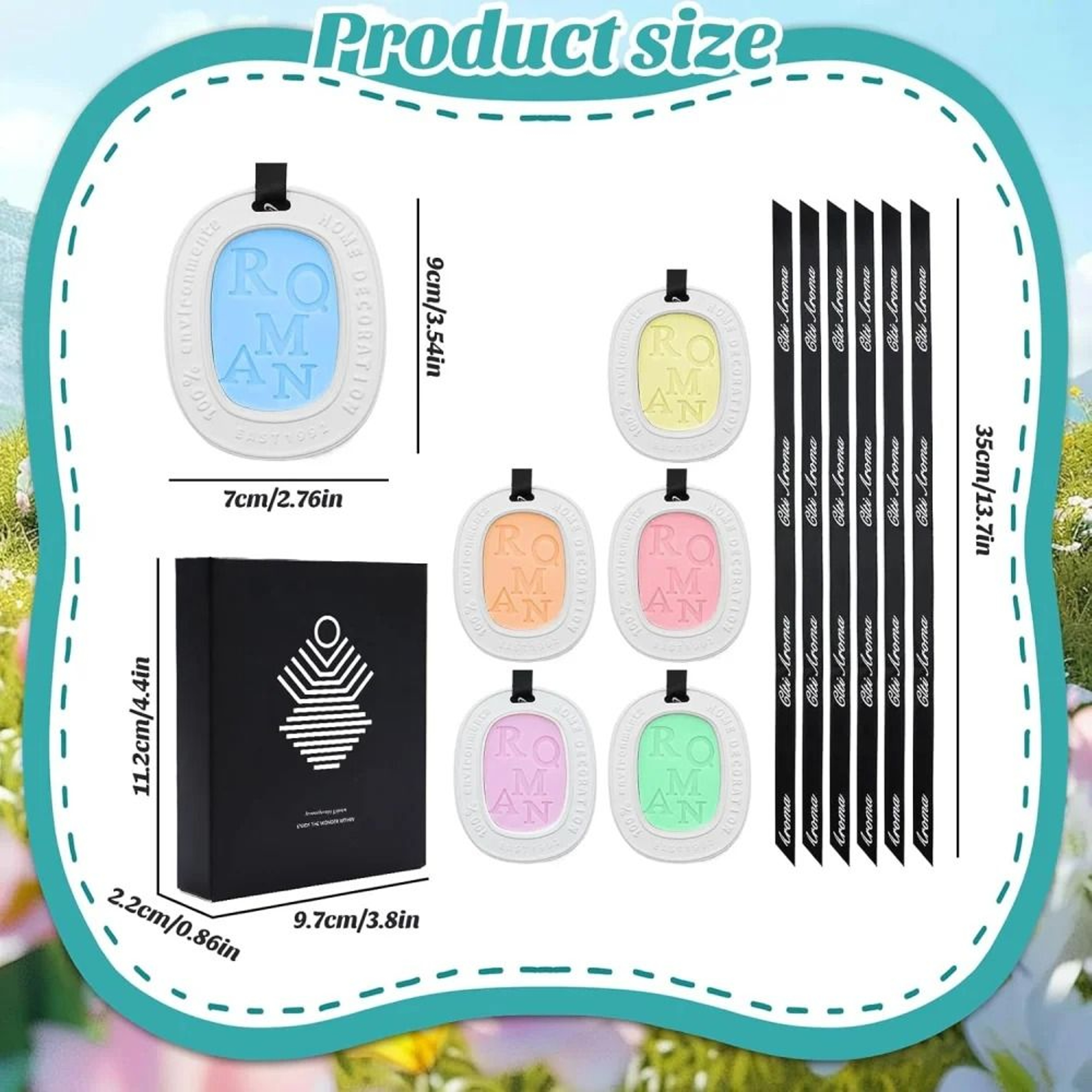 Premium LongLasting Hanging Aromatherapy Tablets  Wardrobe Cabinet  Drawer Perfume Set 1