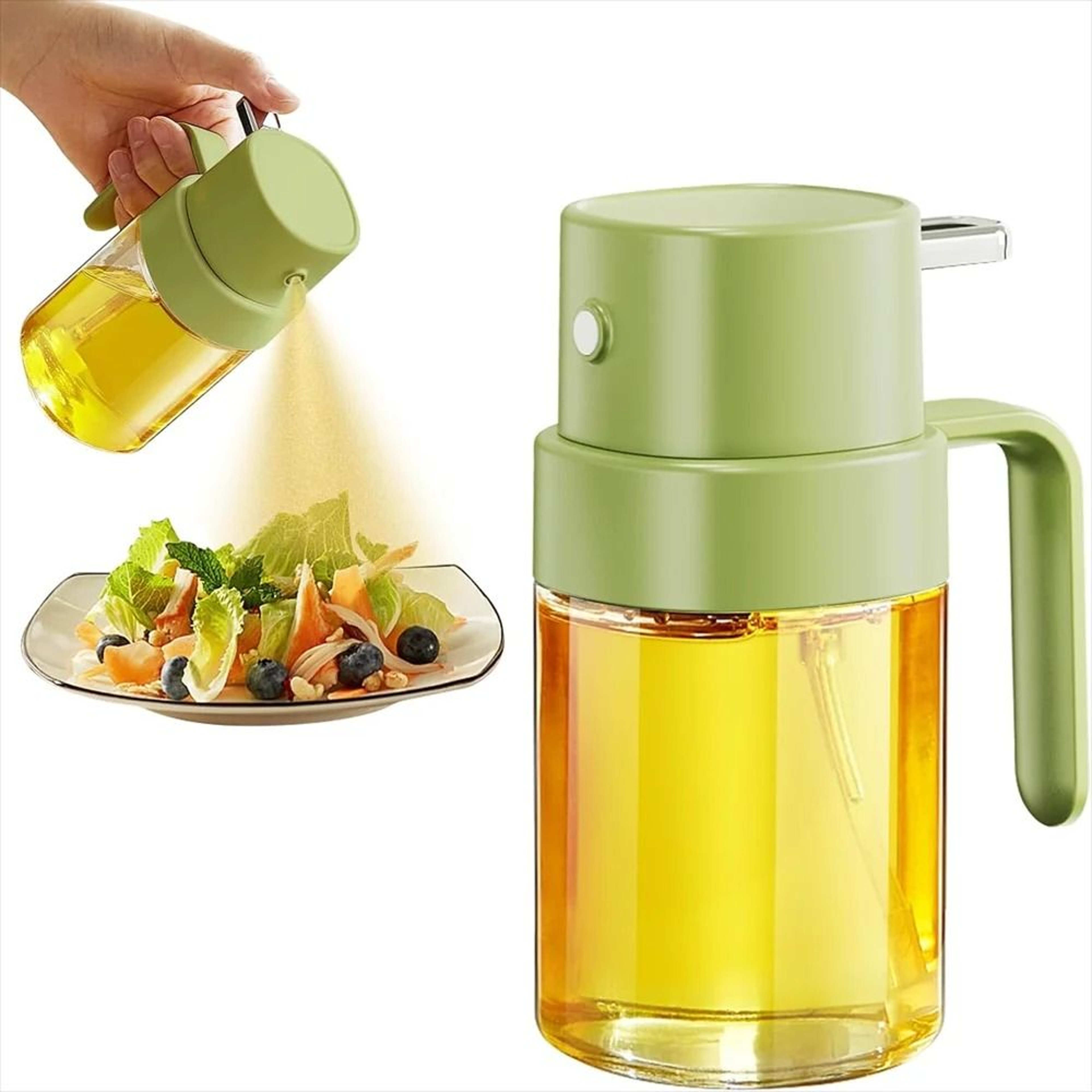 Premium 200ml Glass Olive Oil Sprayer  Continuous Mist Bottle For Air Frying  Healthy Cooking 6
