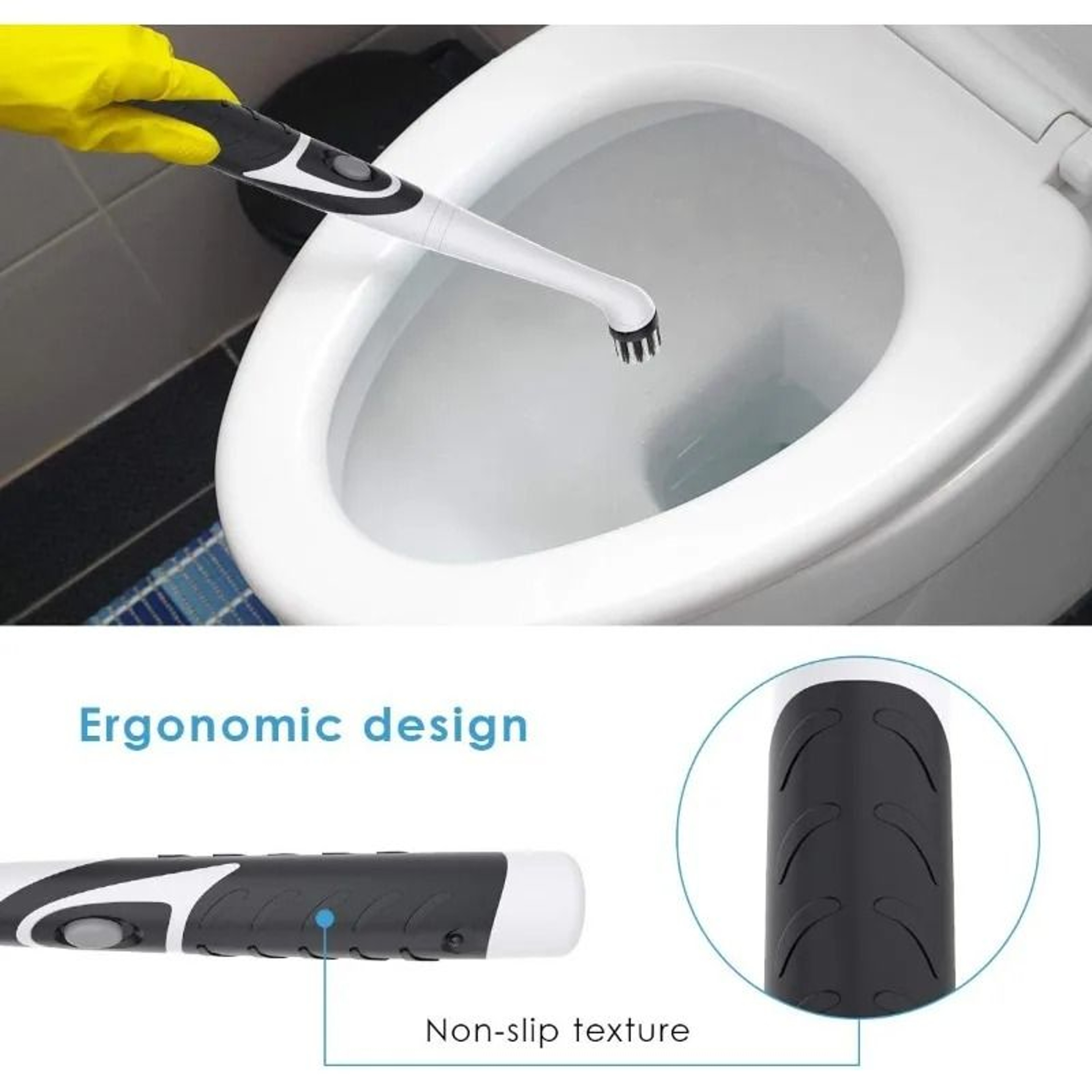 4in1 Electric Power Scrubber  Cordless Oscillating Cleaning Brush For Kitchen  Bathroom 1