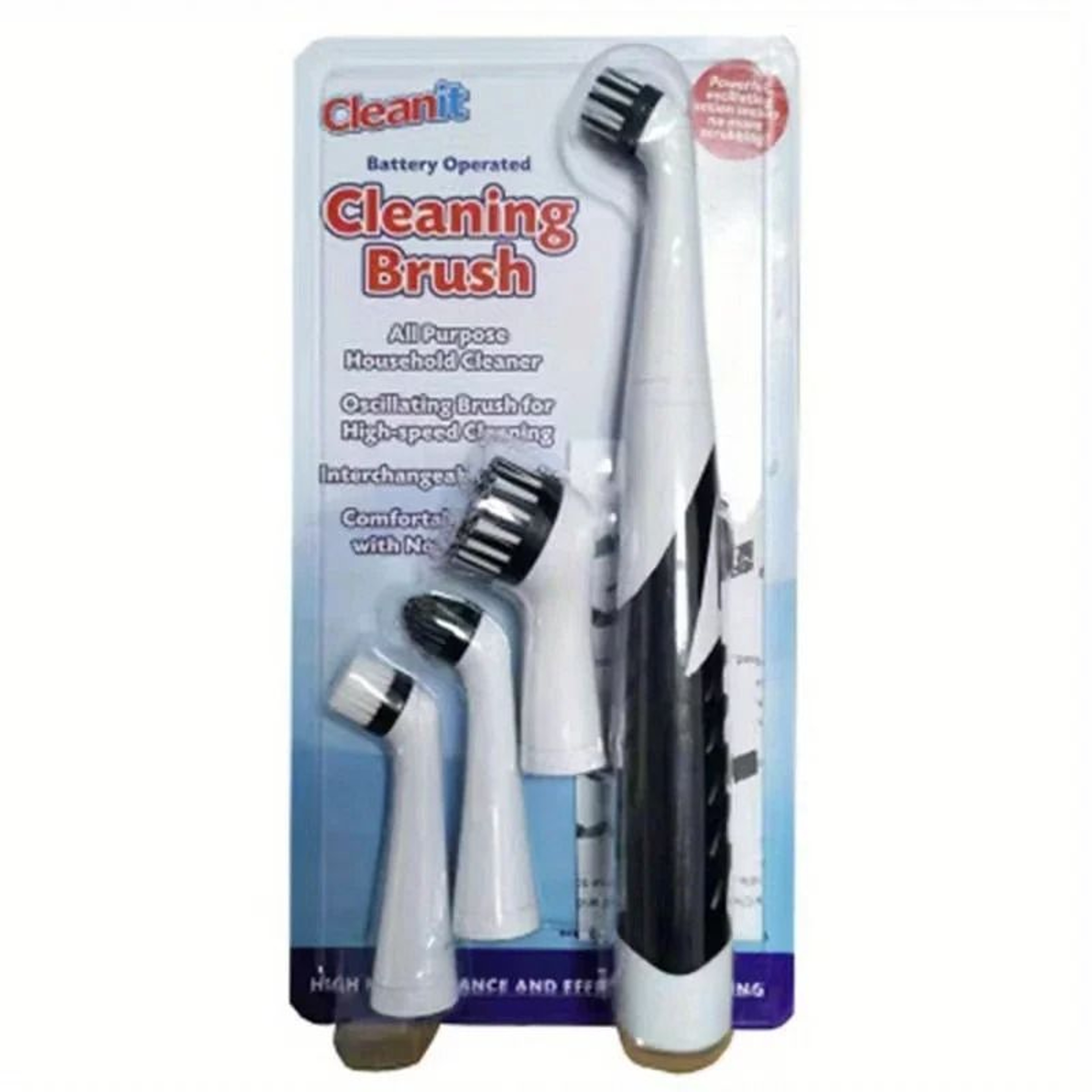 4in1 Electric Power Scrubber  Cordless Oscillating Cleaning Brush For Kitchen  Bathroom 6