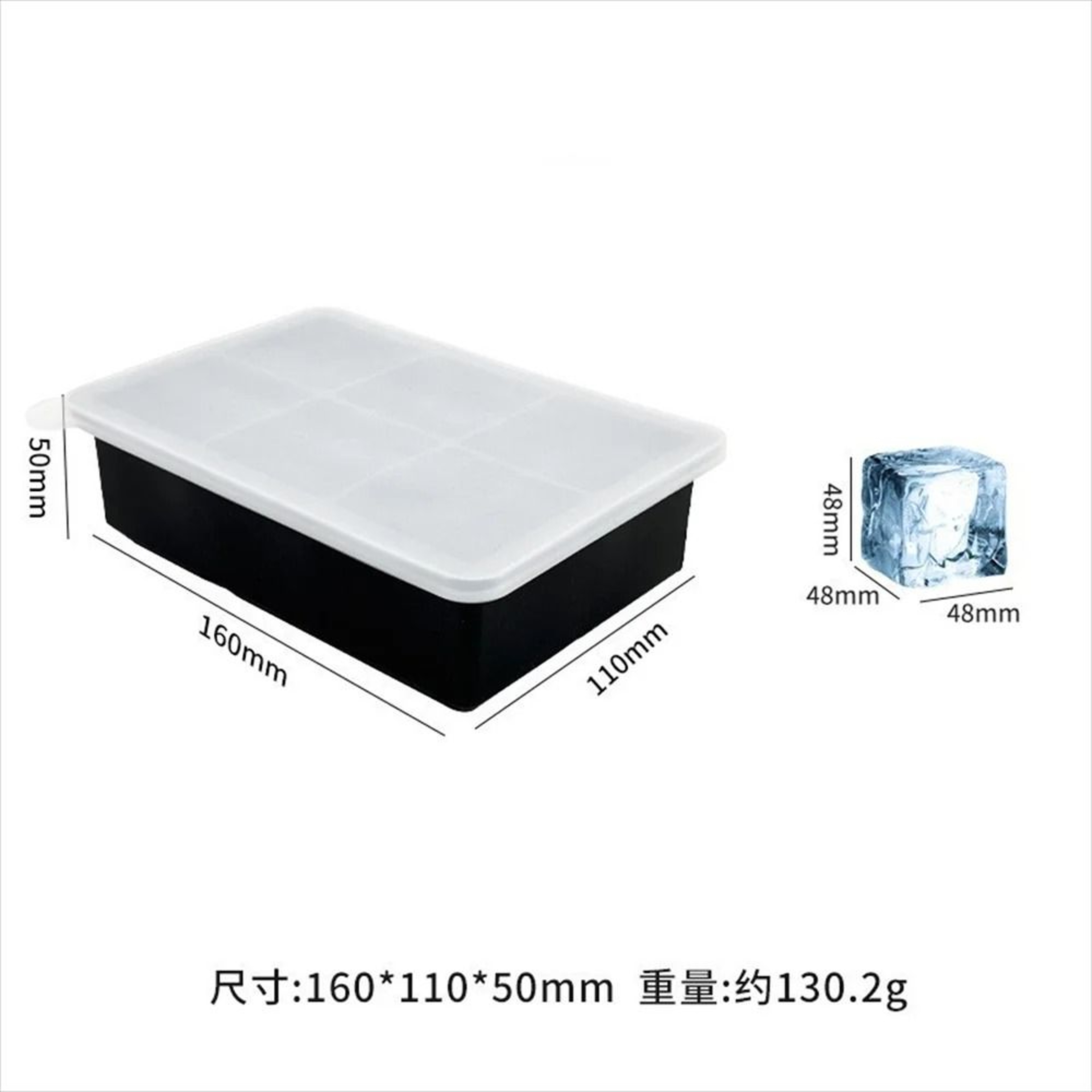 Premium DualStyle Silicone Ice Mold Set  Large Square  Round Sphere Makers For Whiskey  Cocktails 9