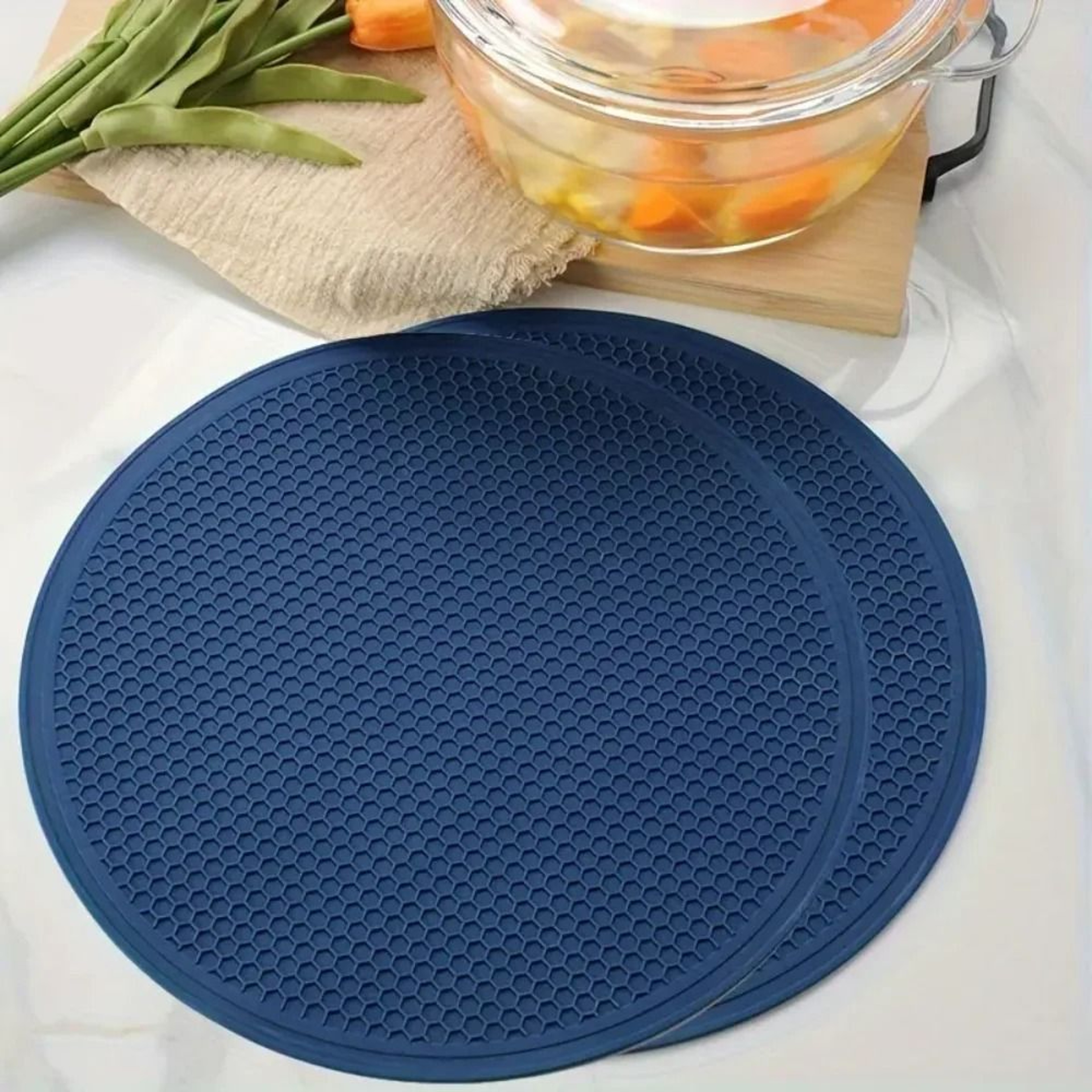 Premium MultiPurpose Silicone Mat  Durable Kitchen Drying Mat  HeatResistant Trivet 9