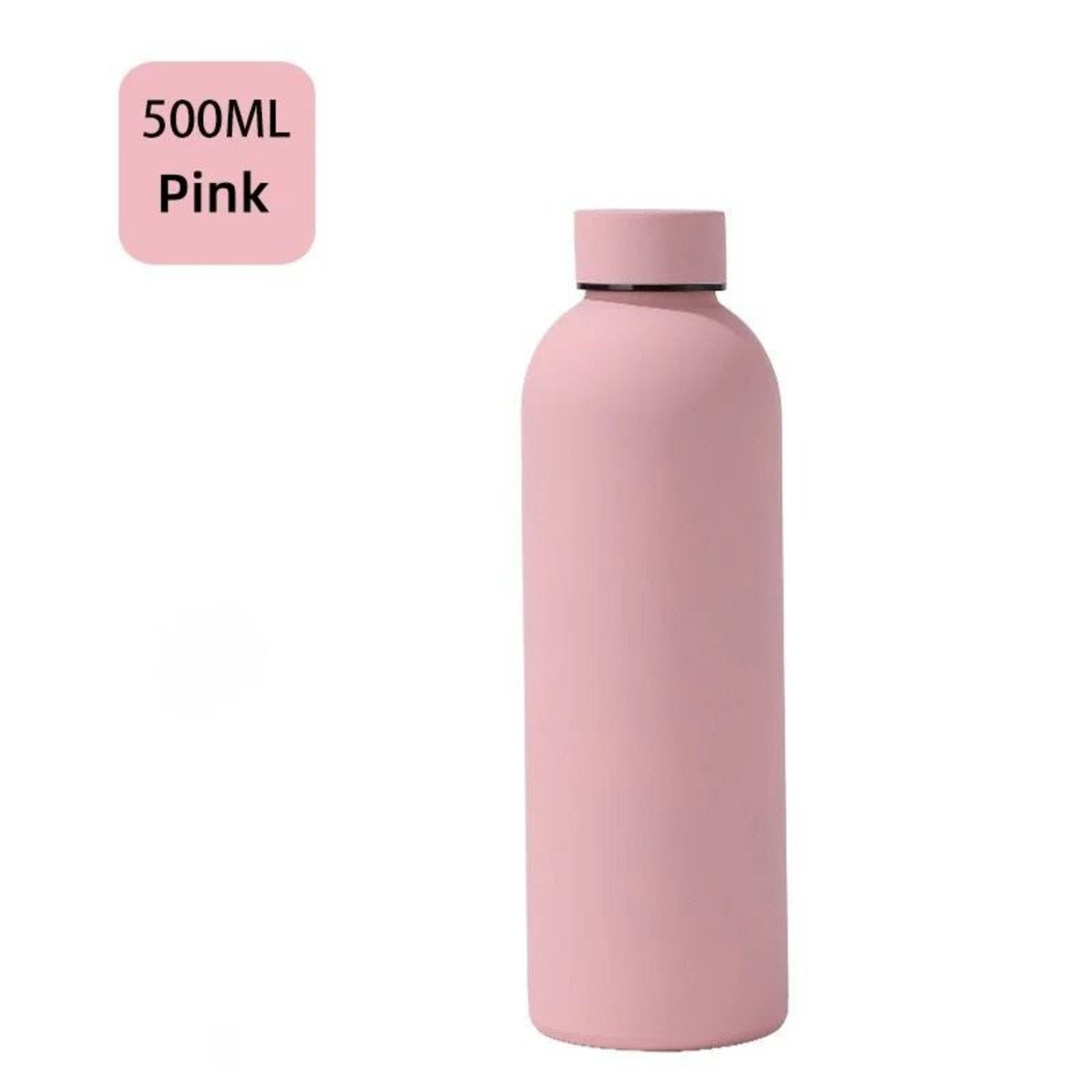JUSTINLAU 500ml Portable Thermos Cup  Stainless Steel Vacuum Flask For Sports Car  Travel 12