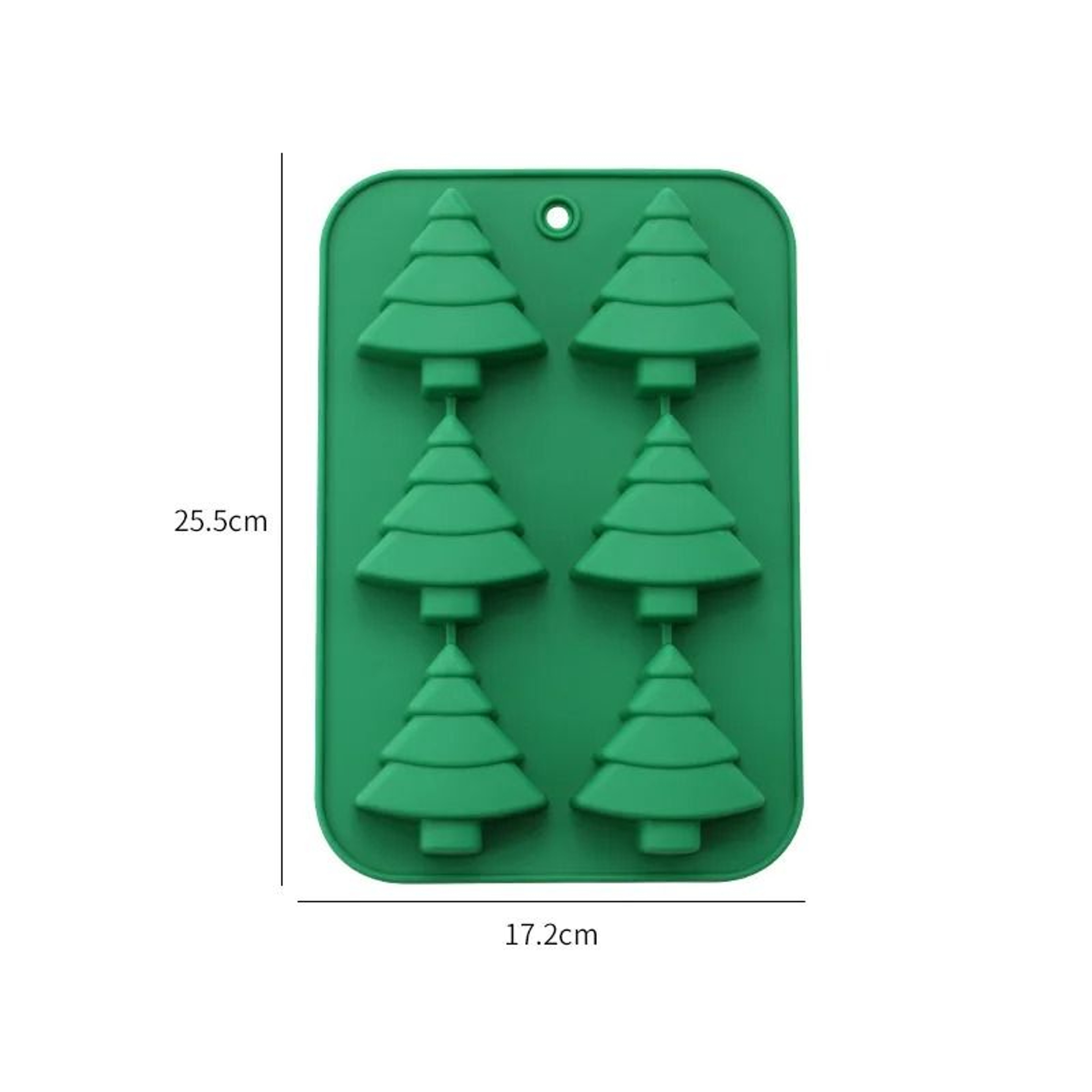 Festive 6Cavity Silicone Christmas Baking Mold  DIY Chocolate  Cake Decoration Tools 11